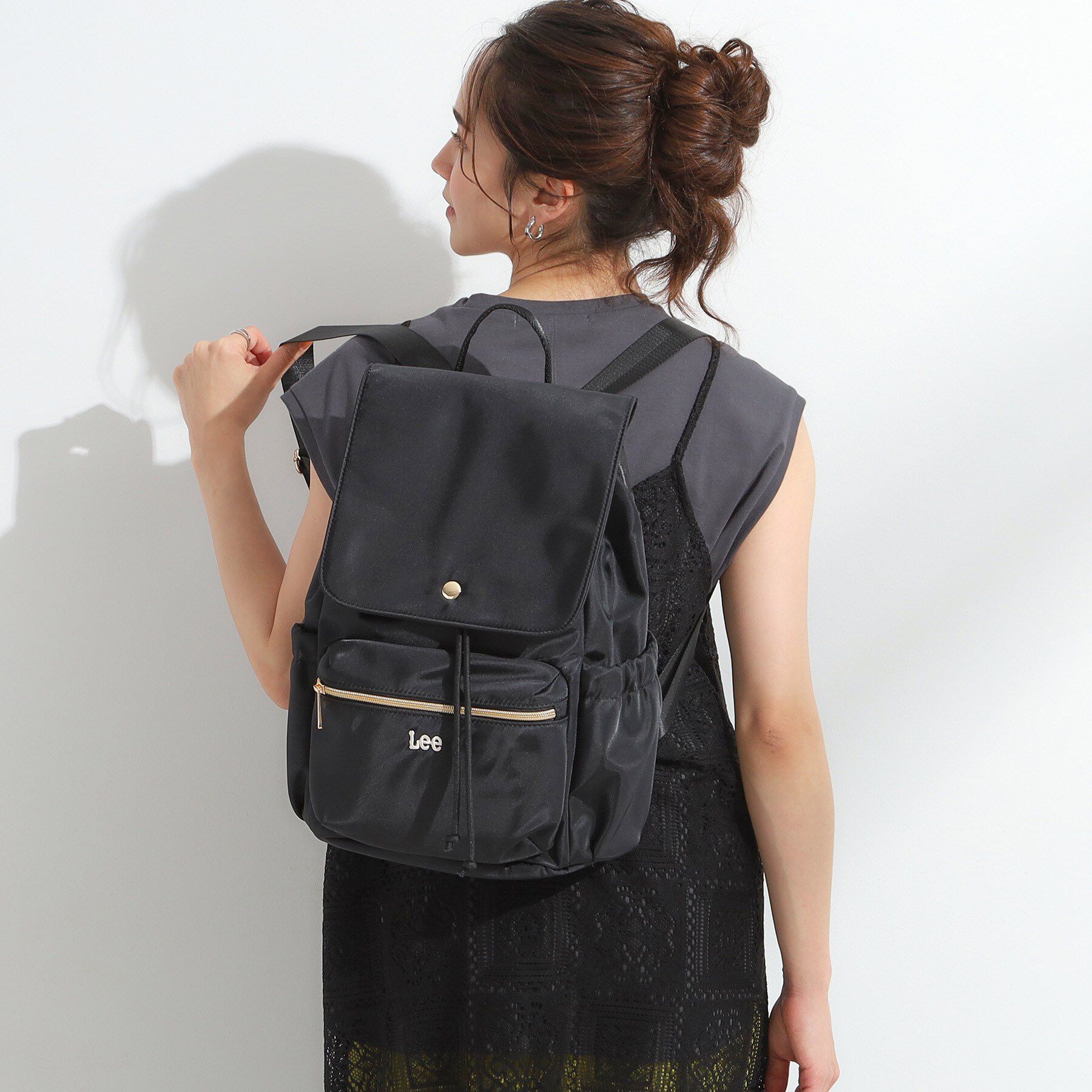 SHOO･LA･RUE「【Lee別注／撥水】フラップリュック」|リュック|