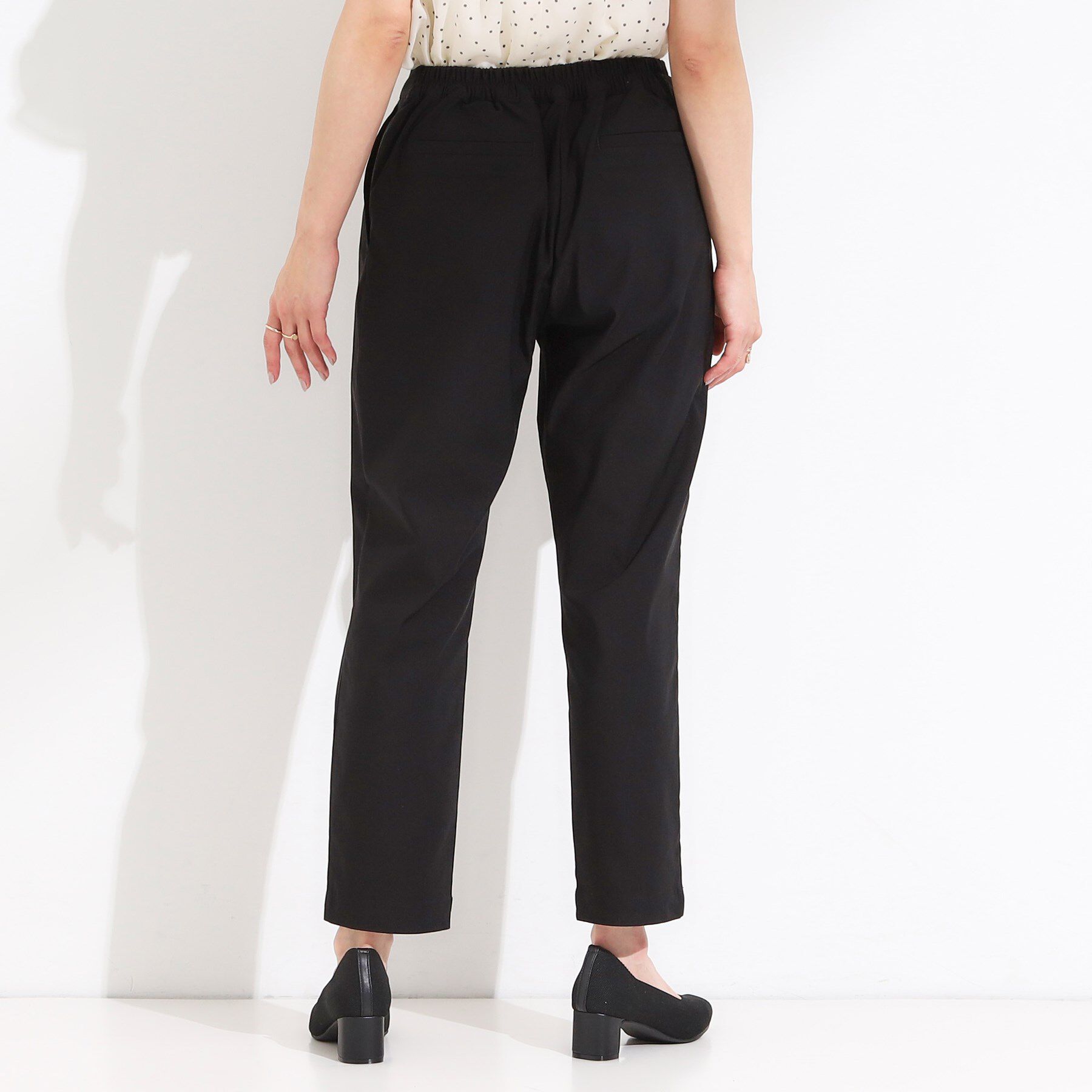 SHOO･LA･RUE「【洗える/S-LL/美脚シルエット】ハイパーストレッチ テーパードパンツ【CIRCRIC】」|その他|