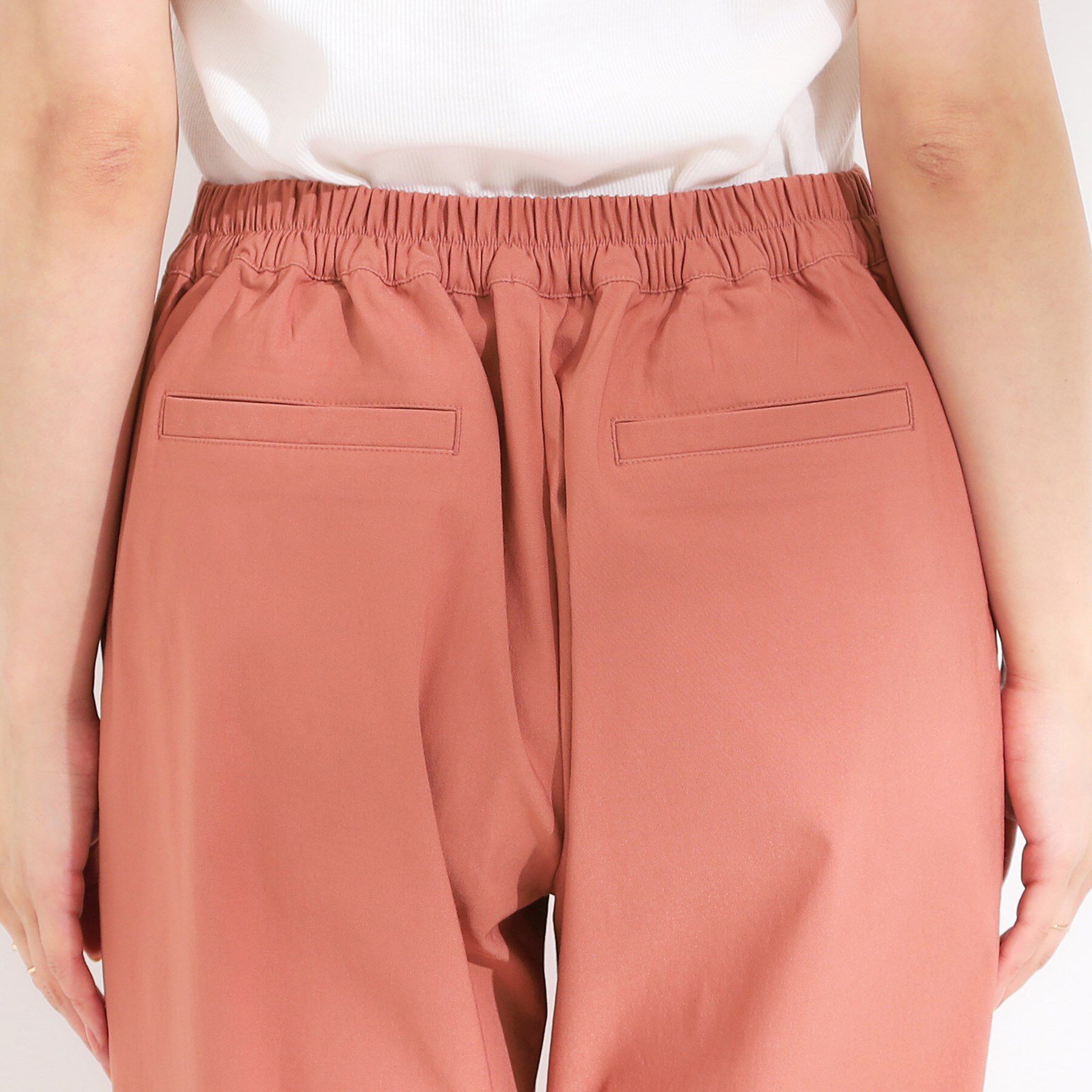 SHOO･LA･RUE「【洗える/S-LL/美脚シルエット】ハイパーストレッチ テーパードパンツ【CIRCRIC】」|その他|