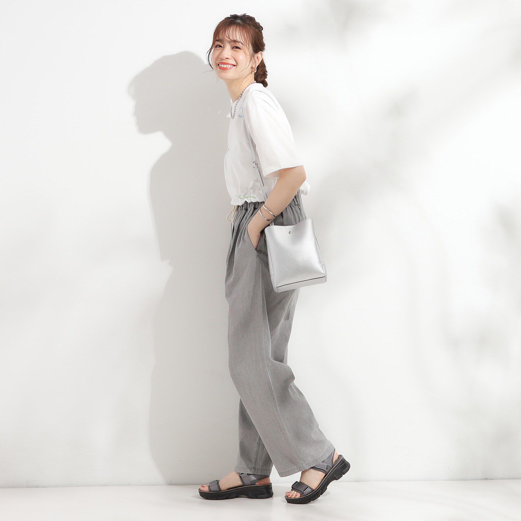 SHOO･LA･RUE「【軽量】ふわっと軽い3層ショルダーバッグ」|ショルダー・メッセンジャー|