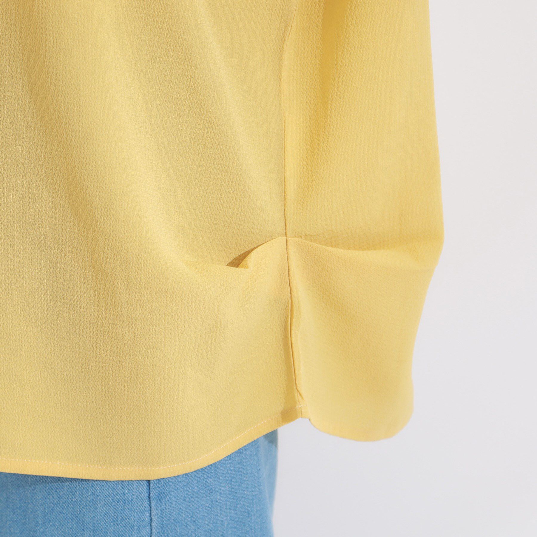 SHOO･LA･RUE「【S-LL/ひんやり/洗濯後しわになりにくい】インせず決まる はしごレースドルマンブラウス」|シャツ・ブラウス|