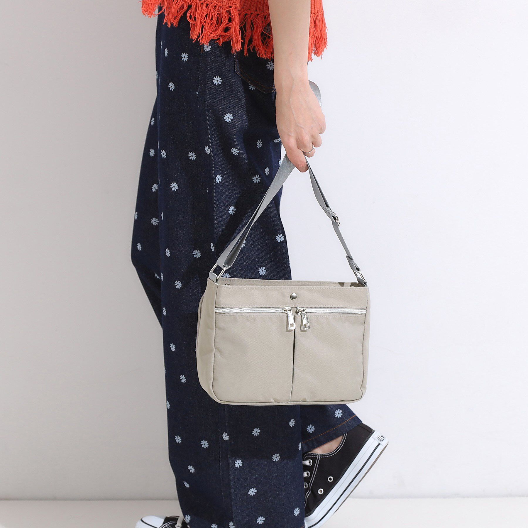 SHOO･LA･RUE「【撥水】フロントポケットショルダーバッグ」|ショルダー・メッセンジャー|