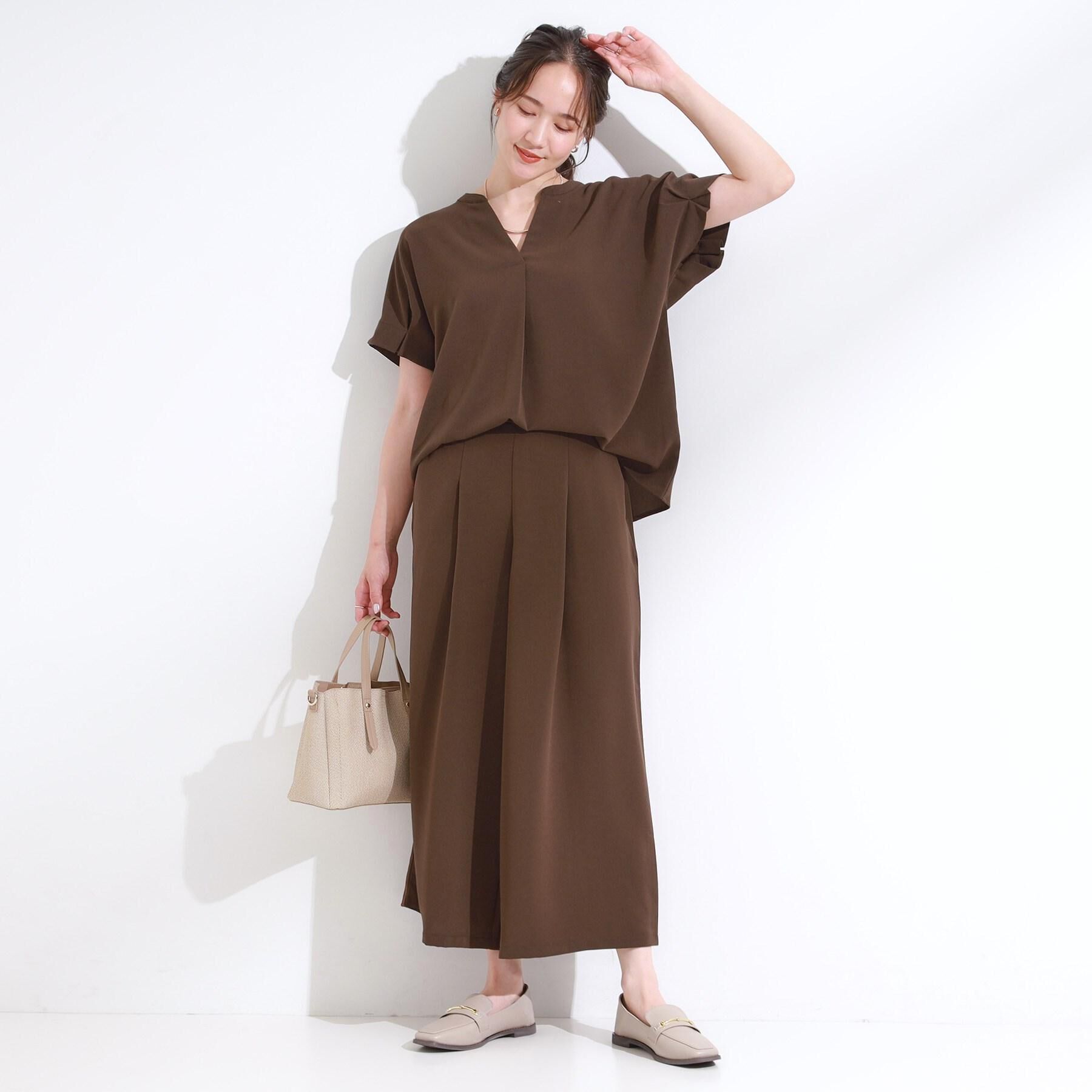 SHOO･LA･RUE「【セットアップ可】下半身カバーにも タックスカーチョ」|その他|