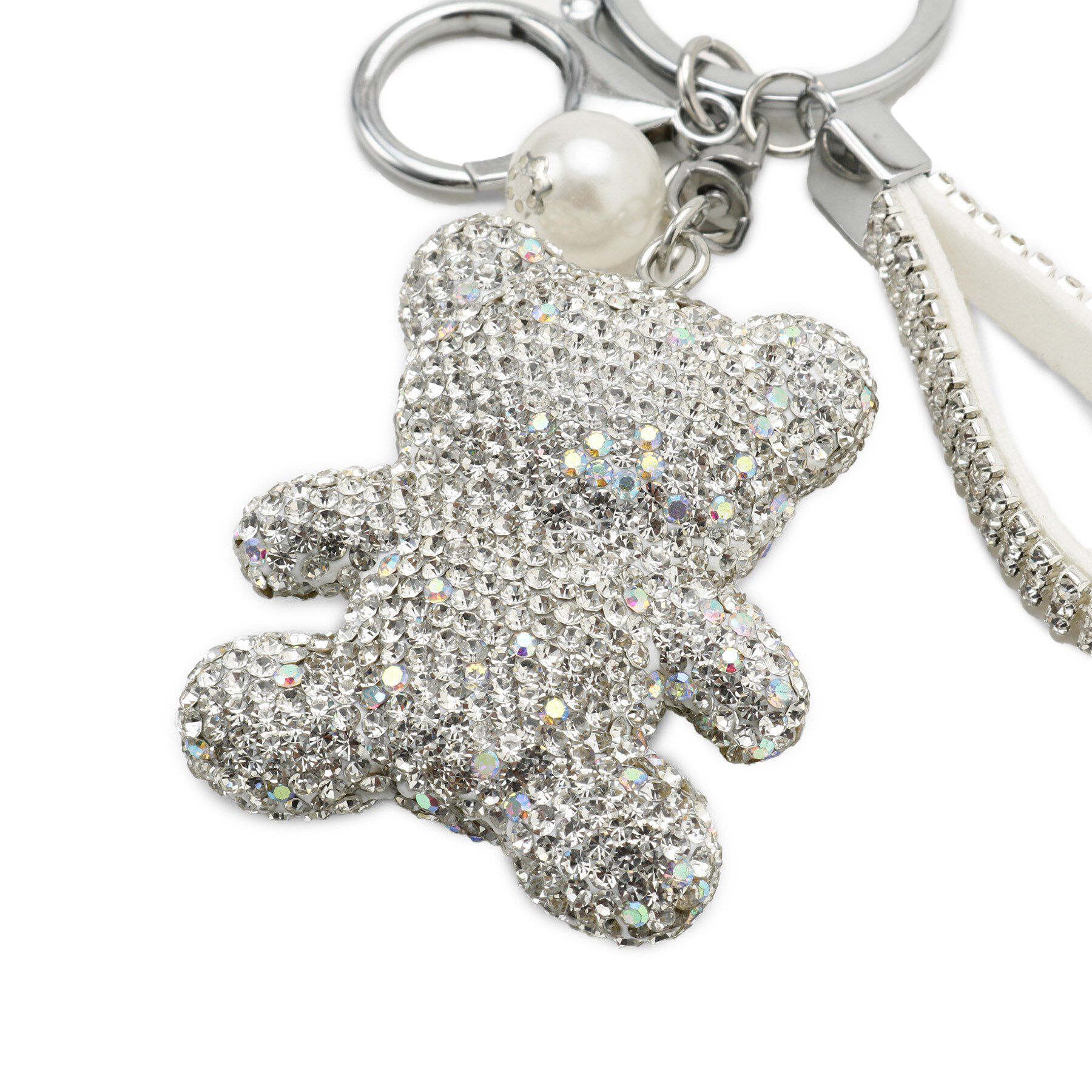 SHOO･LA･RUE「キラキラベアチャーム」|キーケース|