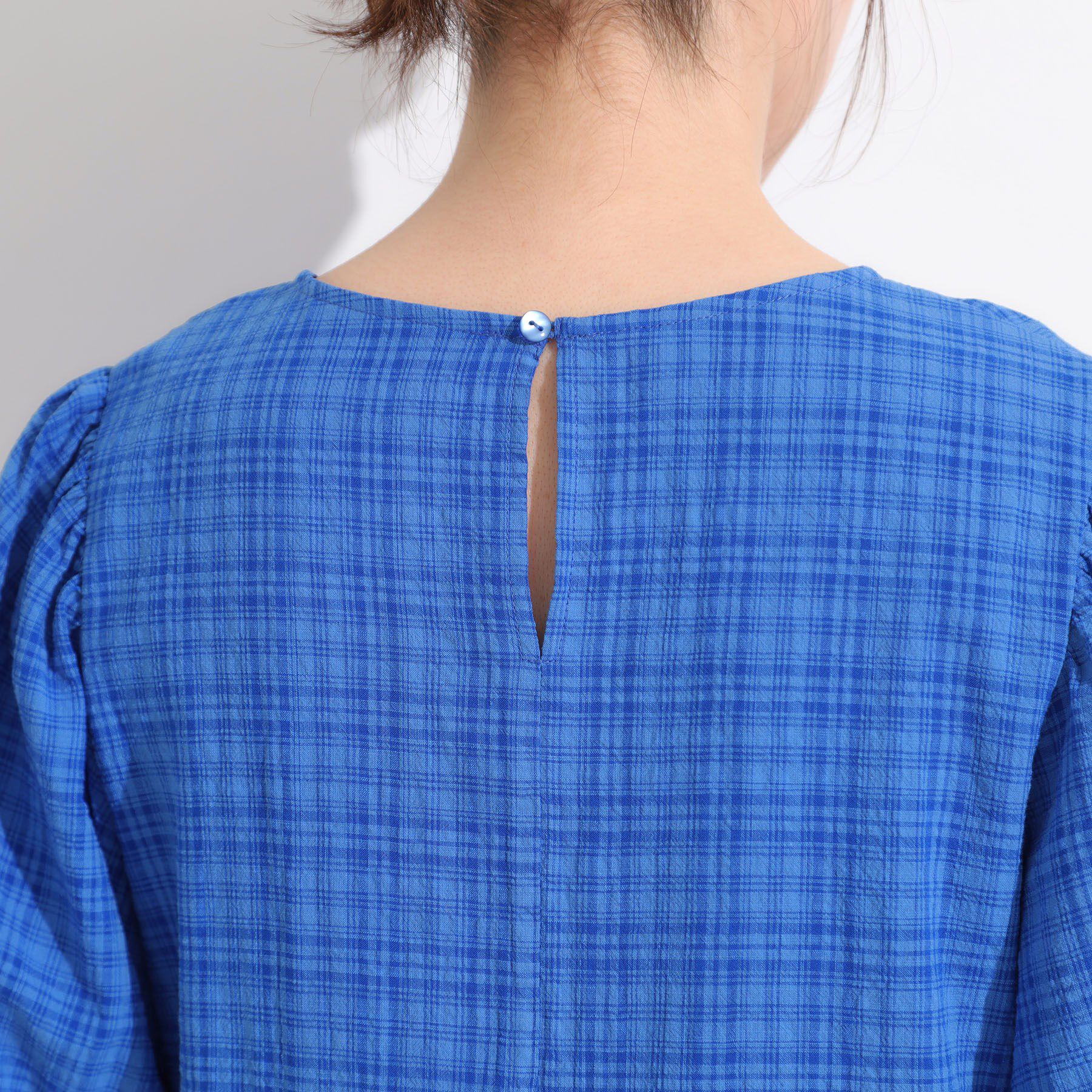 SHOO･LA･RUE「【S-LL】バルーン袖で大人可愛く ペプラムブラウス」|シャツ・ブラウス|