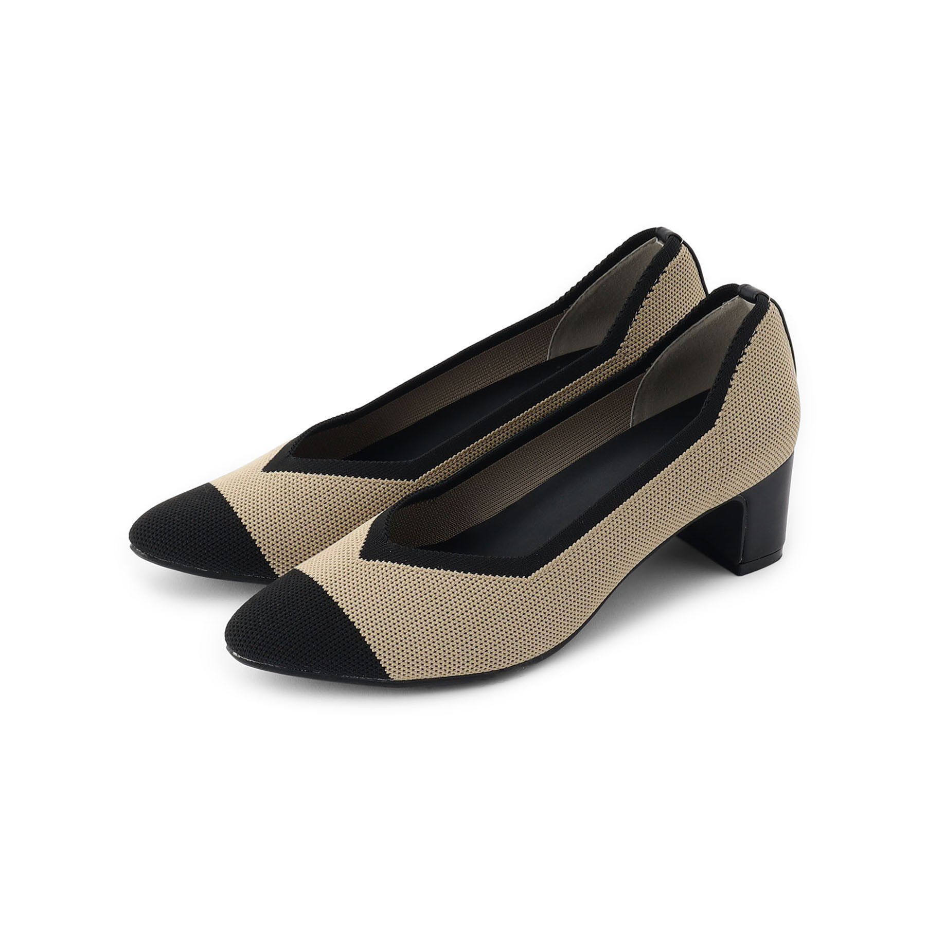 SHOO･LA･RUE「ニットヒールパンプス」|パンプス|