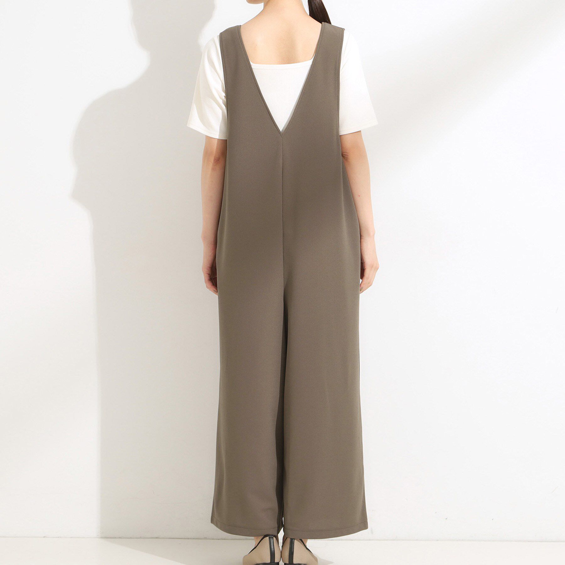 SHOO･LA･RUE「【前後2WAY/洗える】さらっと着られるサロペット」|オールインワン|