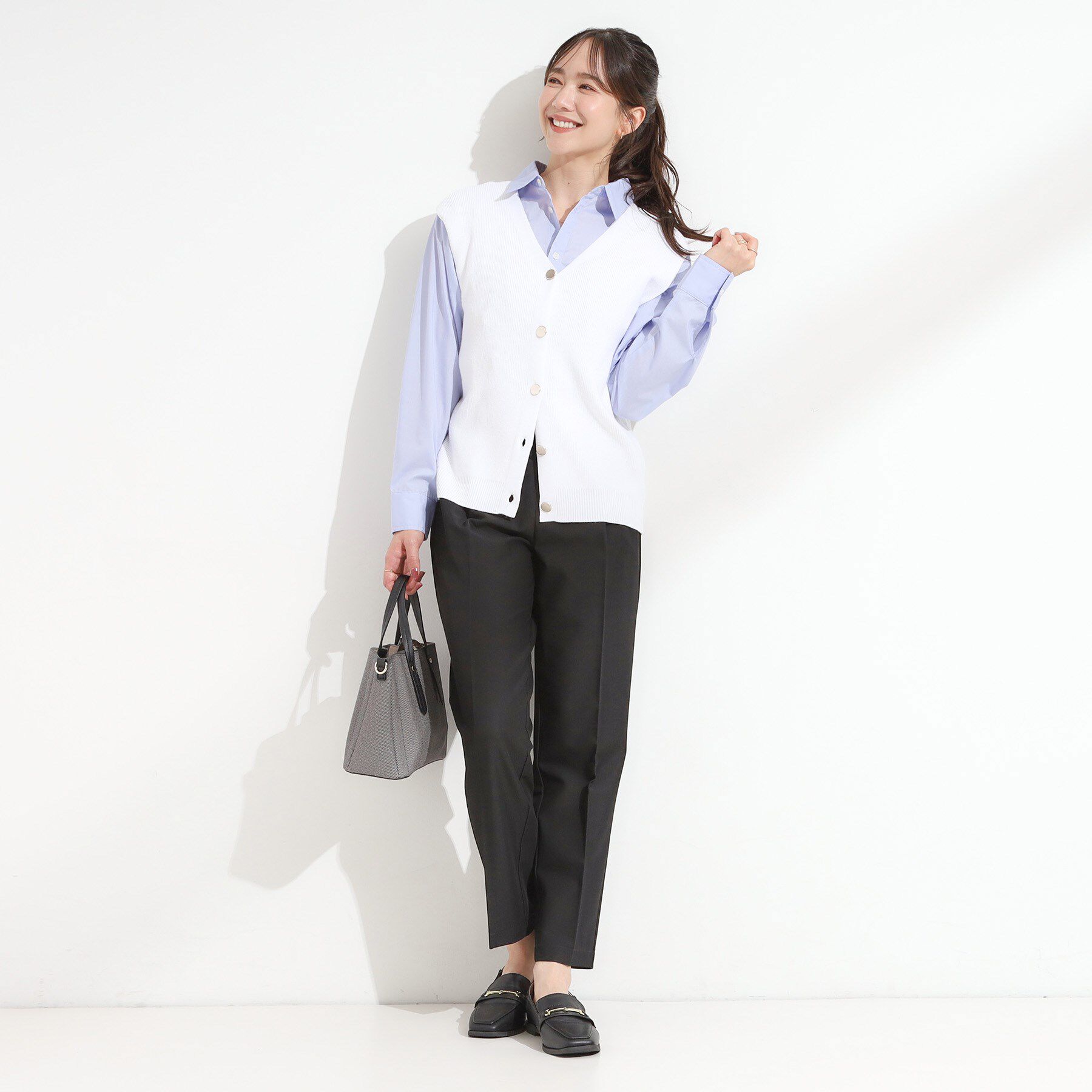 SHOO･LA･RUE「【洗える/SS-LL/美脚シルエット】すっきりきれい見え テーパードパンツ」|その他|