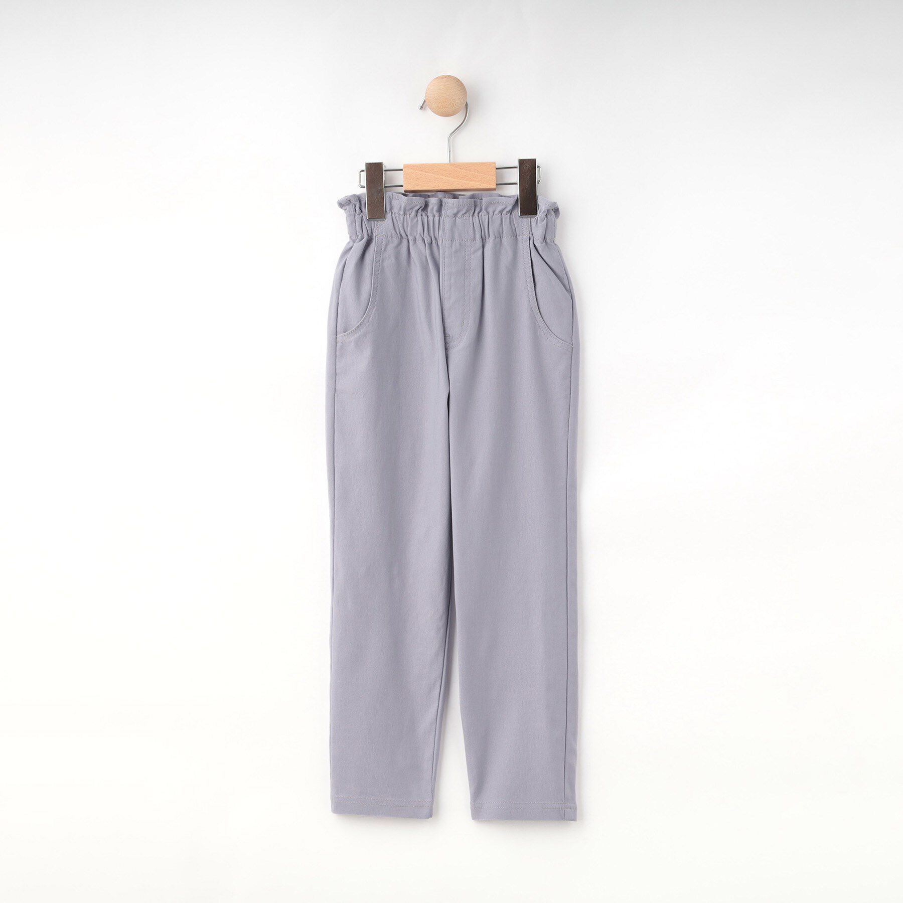 SHOO･LA･RUE「【100-150cm】ハートポケットストレッチパンツ」|その他|ラベンダー(080)