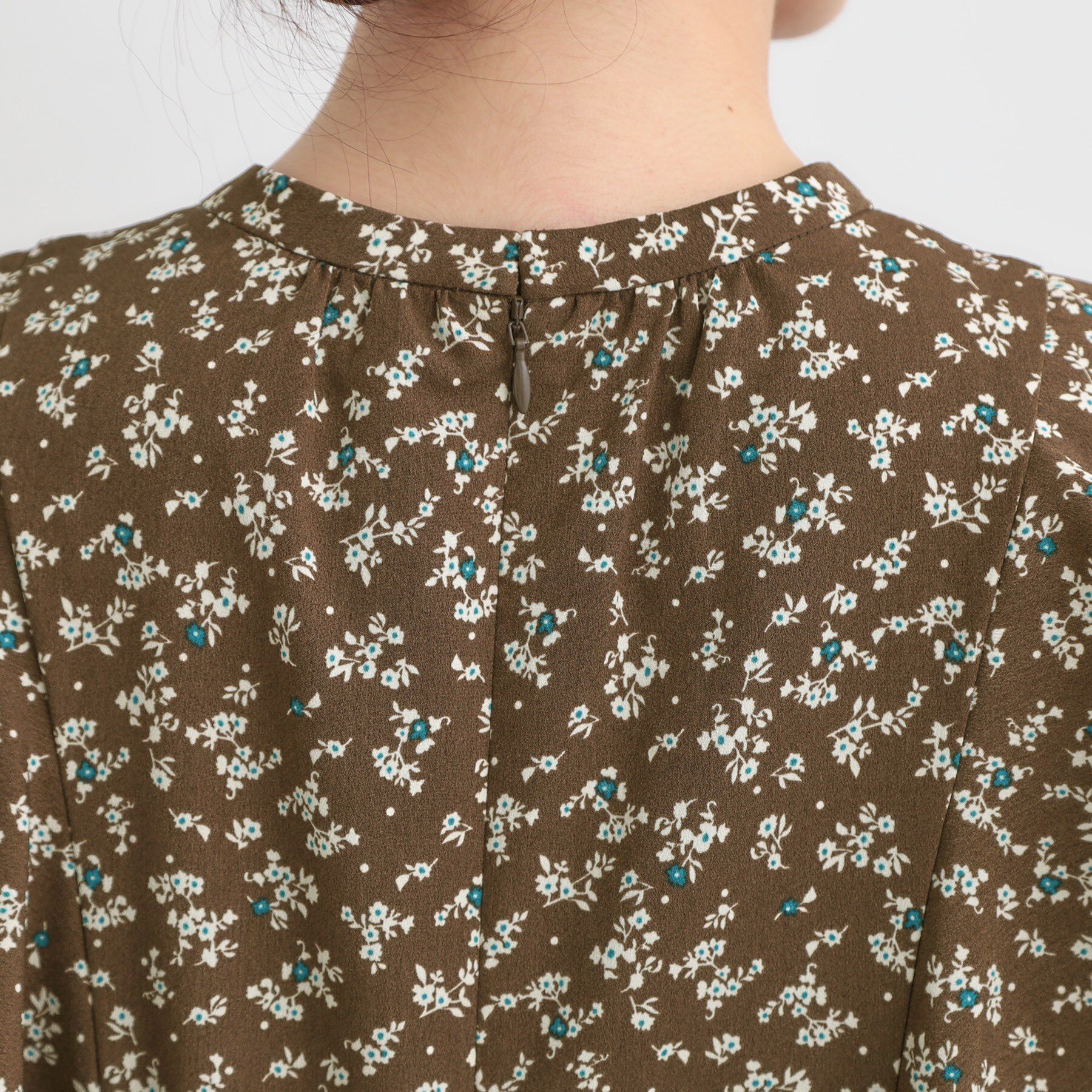 SHOO･LA･RUE「【S-LL】クラシカルな 花柄ワンピース」|ワンピース|