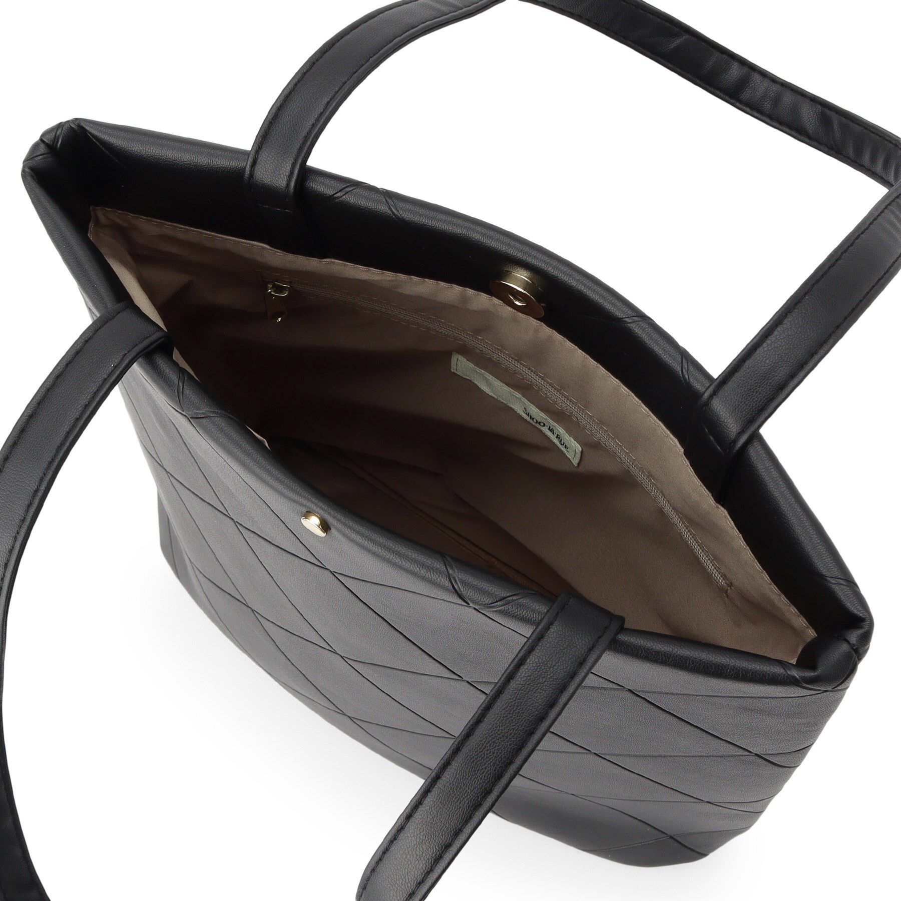 SHOO･LA･RUE「バイアスチェック型押しトートバッグ」|トートバッグ|