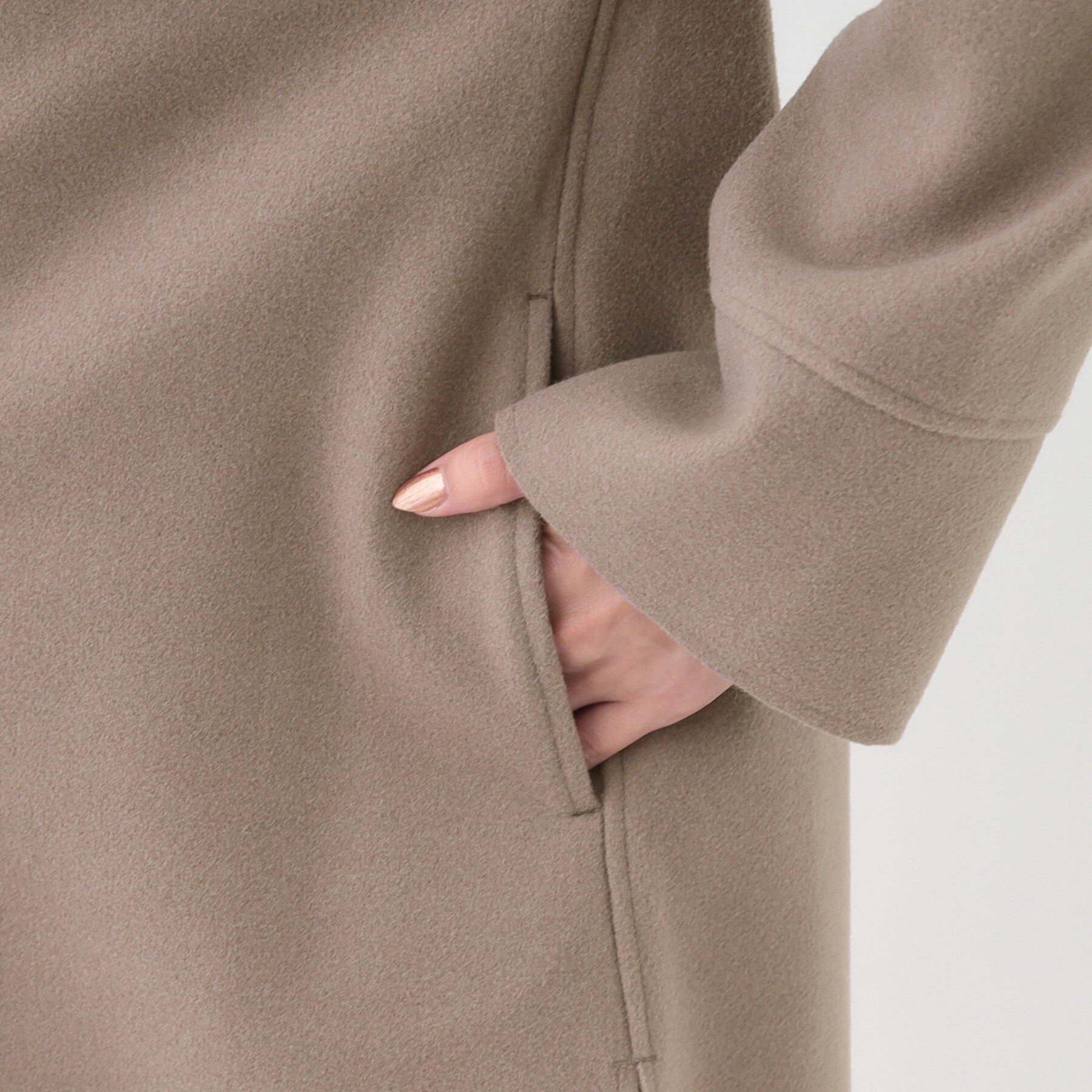 SHOO･LA･RUE「【S-LL】大人のこなれ感 テーラード風コート」|テーラードジャケット|