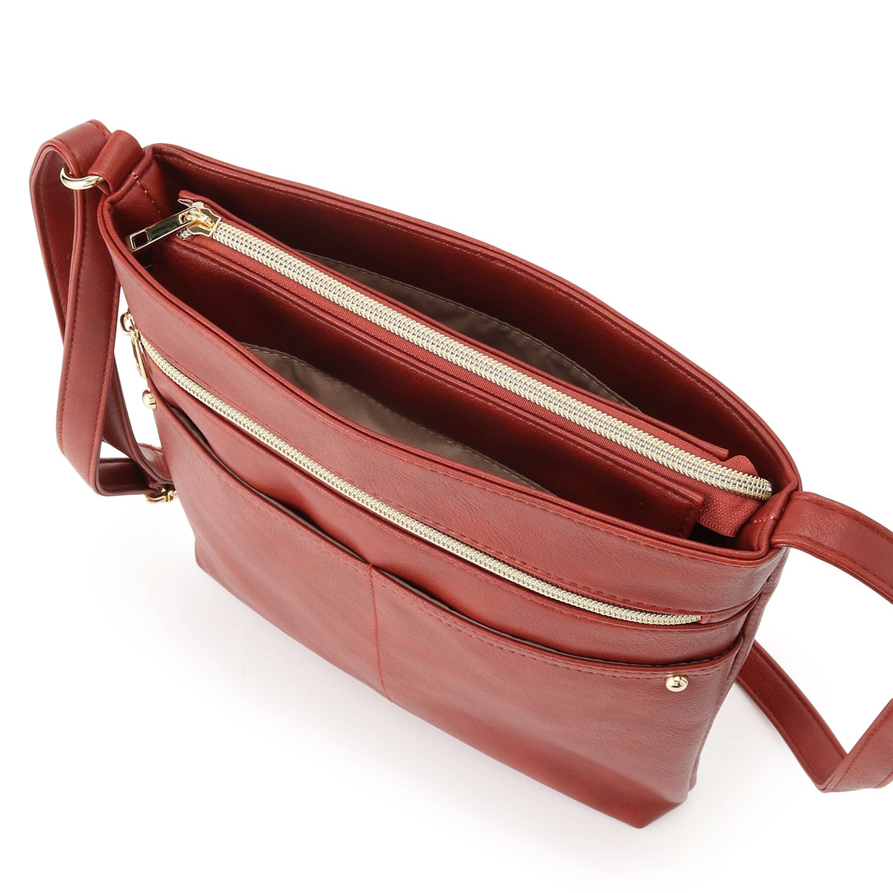 SHOO･LA･RUE「ボディフィットアオリショルダーバッグ」|ショルダー・メッセンジャー|