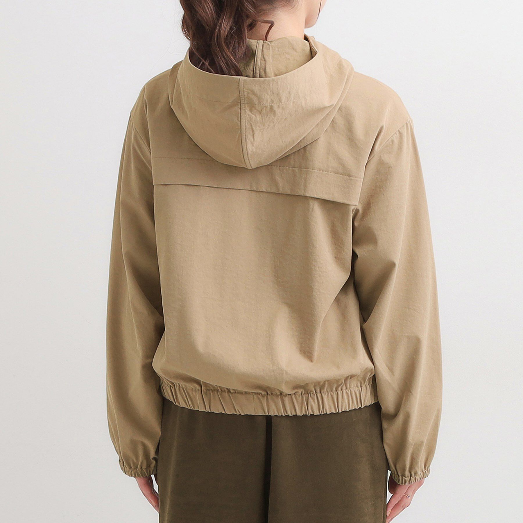 SHOO･LA･RUE「【S-LL】気楽にさらりと羽織れる　大人のフードブルゾン」|ブルゾン・スタジャン|