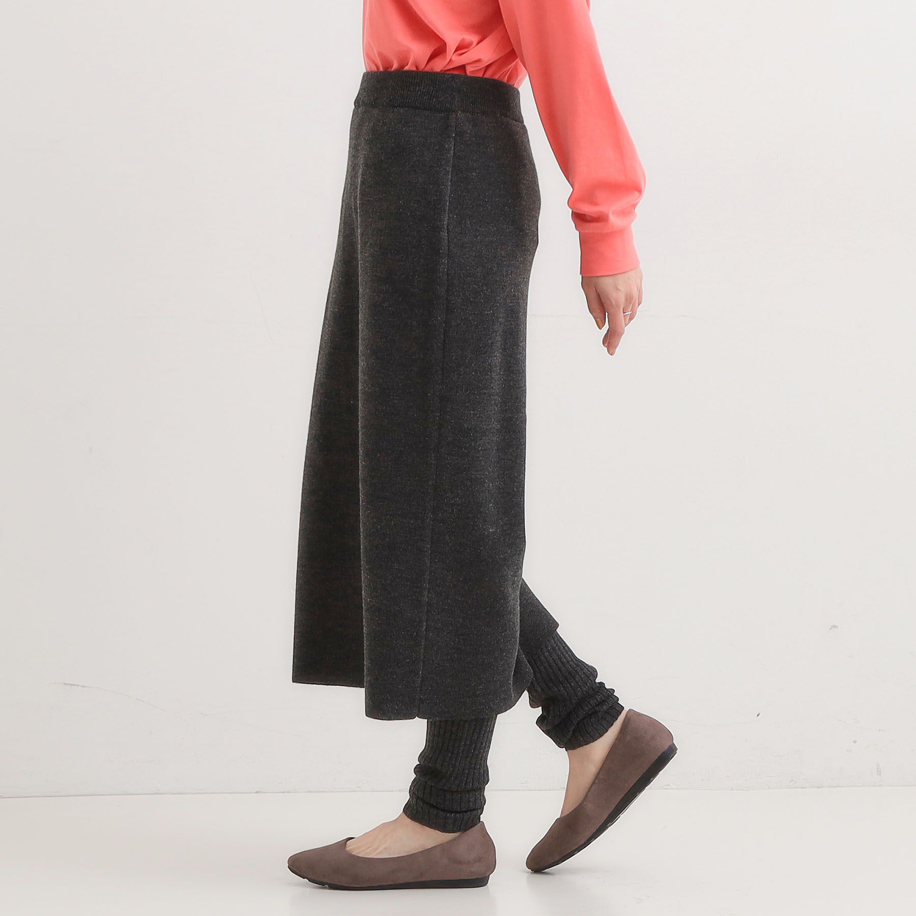 SHOO･LA･RUE「ワンランク上の着こなしに レギンスつきスカート」|スカート|