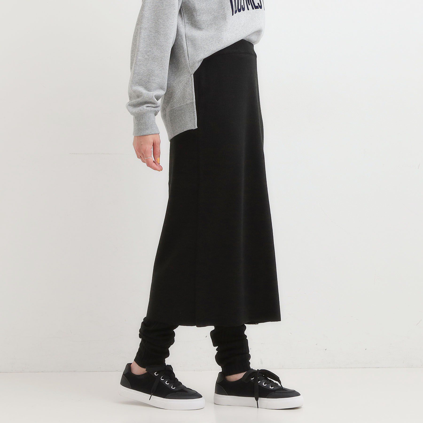 SHOO･LA･RUE「ワンランク上の着こなしに レギンスつきスカート」|スカート|