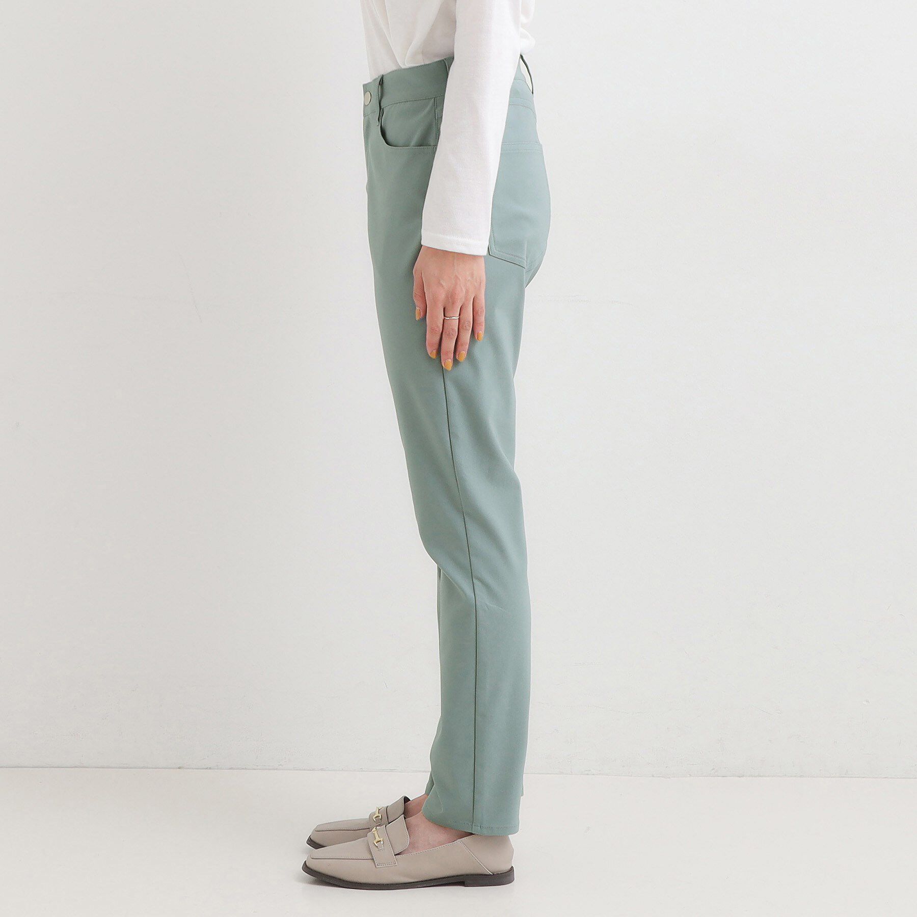 SHOO･LA･RUE「【洗濯機可/S-LL】フィット感が心地よい ハイパースキニー裏起毛」|その他|