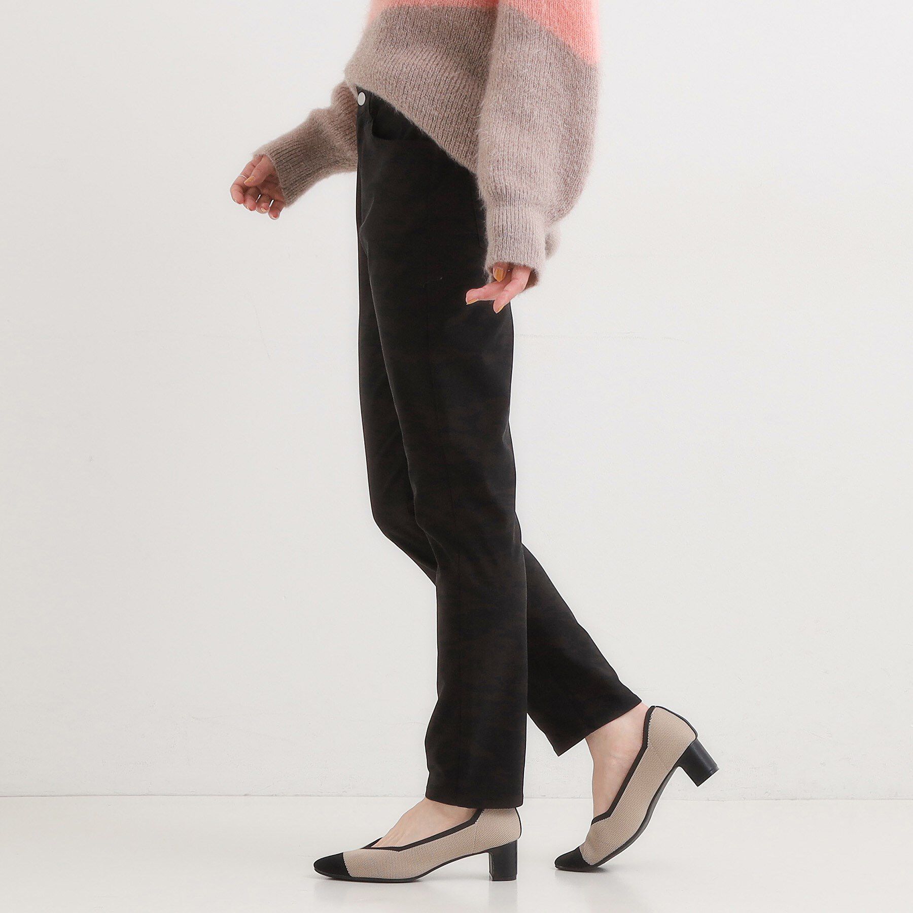 SHOO･LA･RUE「【洗濯機可/S-LL】フィット感が心地よい ハイパースキニー裏起毛」|その他|