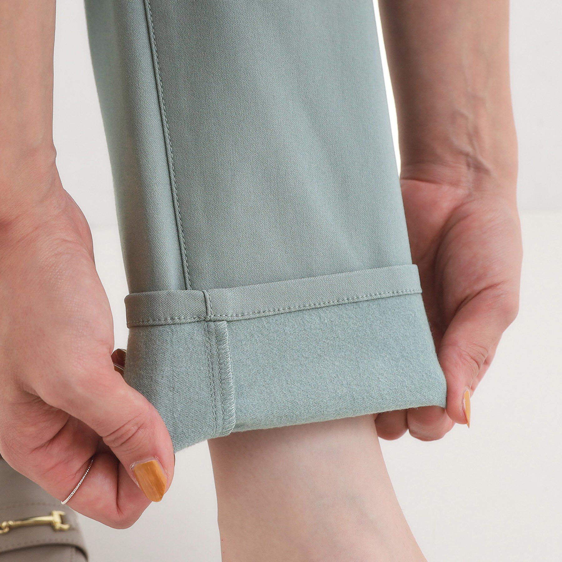 SHOO･LA･RUE「【洗濯機可/S-LL】フィット感が心地よい ハイパースキニー裏起毛」|その他|