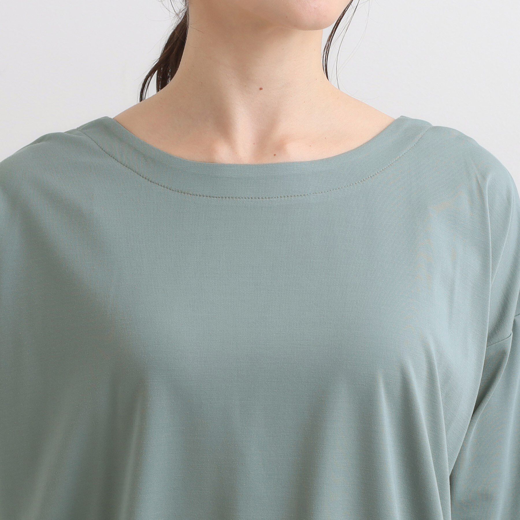 SHOO･LA･RUE「【7分袖】裾タックデザインカットソー」|Tシャツ・カットソー|