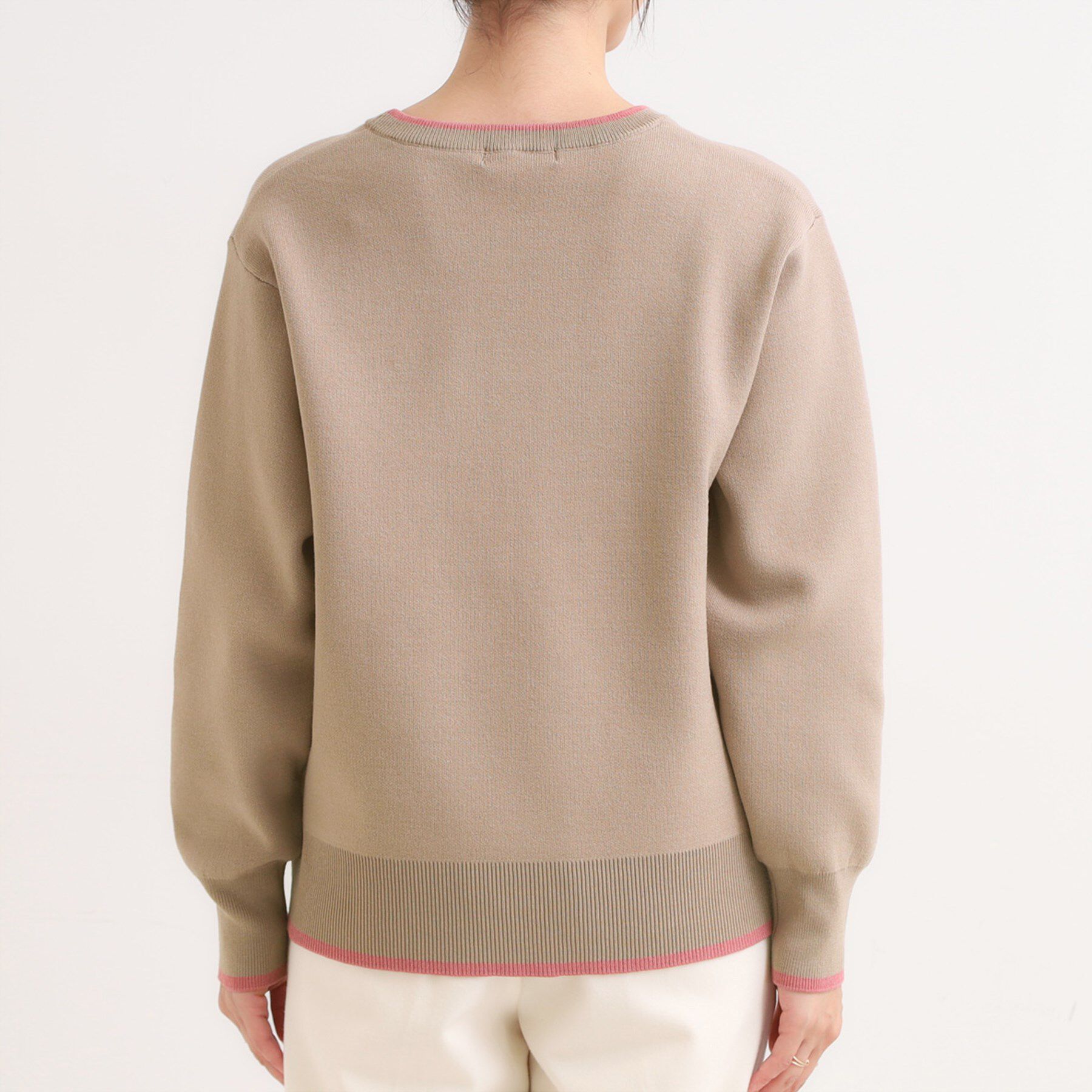 SHOO･LA･RUE「【洗濯機可/毛玉レス】大人世代も取り入れやすい スウェットライク アソートニット」|ニット・セーター|