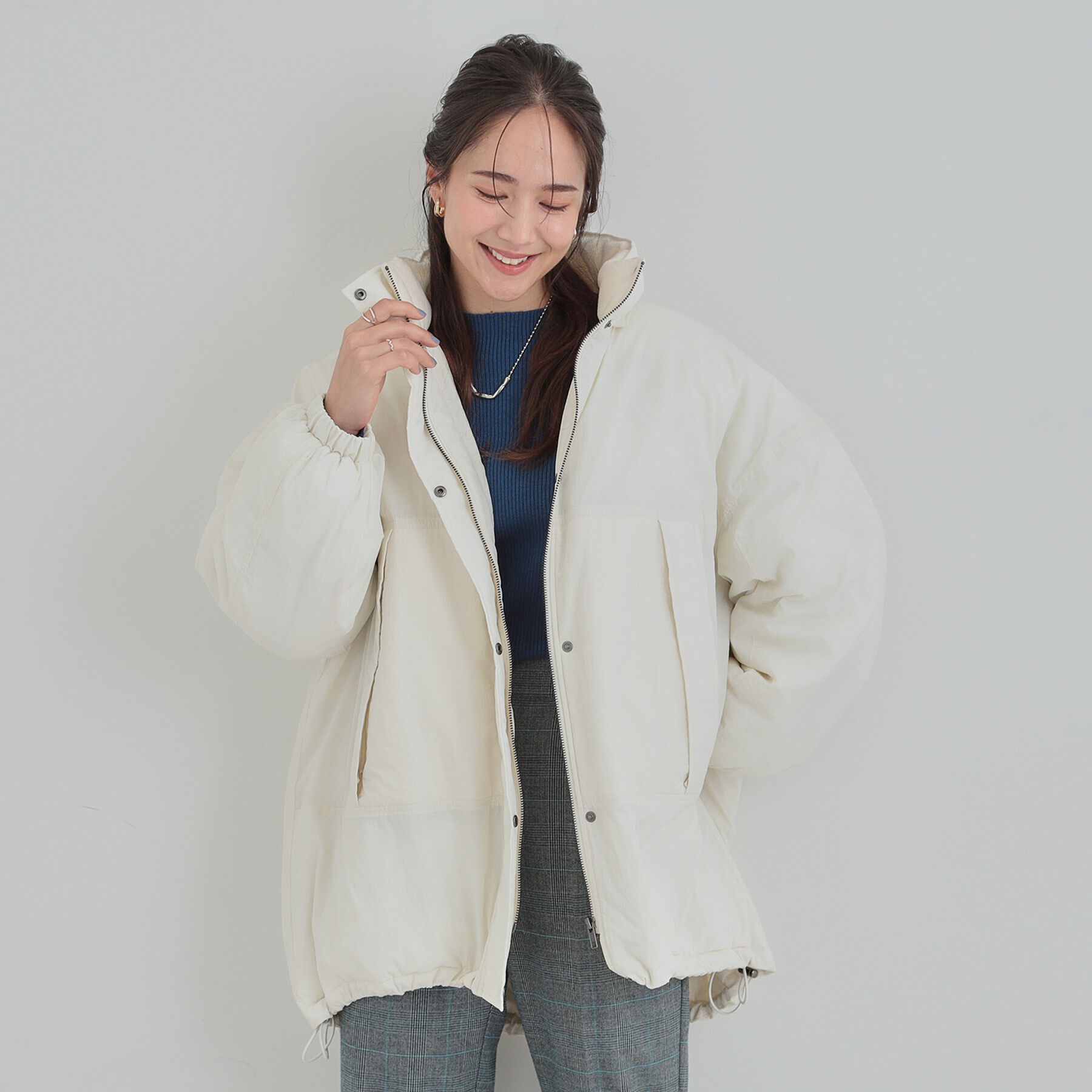 SHOO･LA･RUE「【あったか/撥水/フード取り外し可能】中綿モンスターコート」|ダウン|