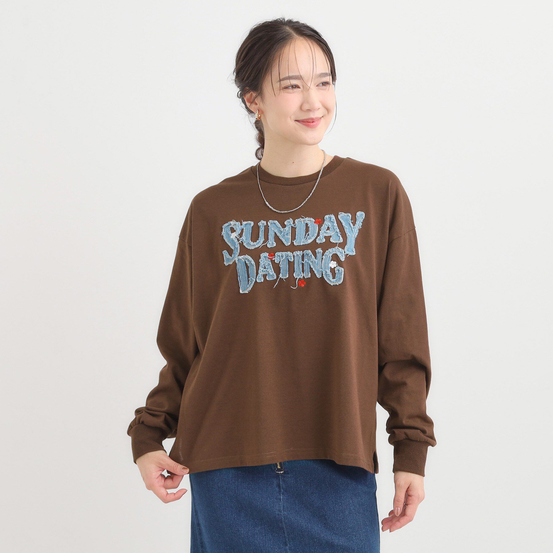 SHOO･LA･RUE「選べる3柄 刺繍アソートロンT」|Tシャツ・カットソー|