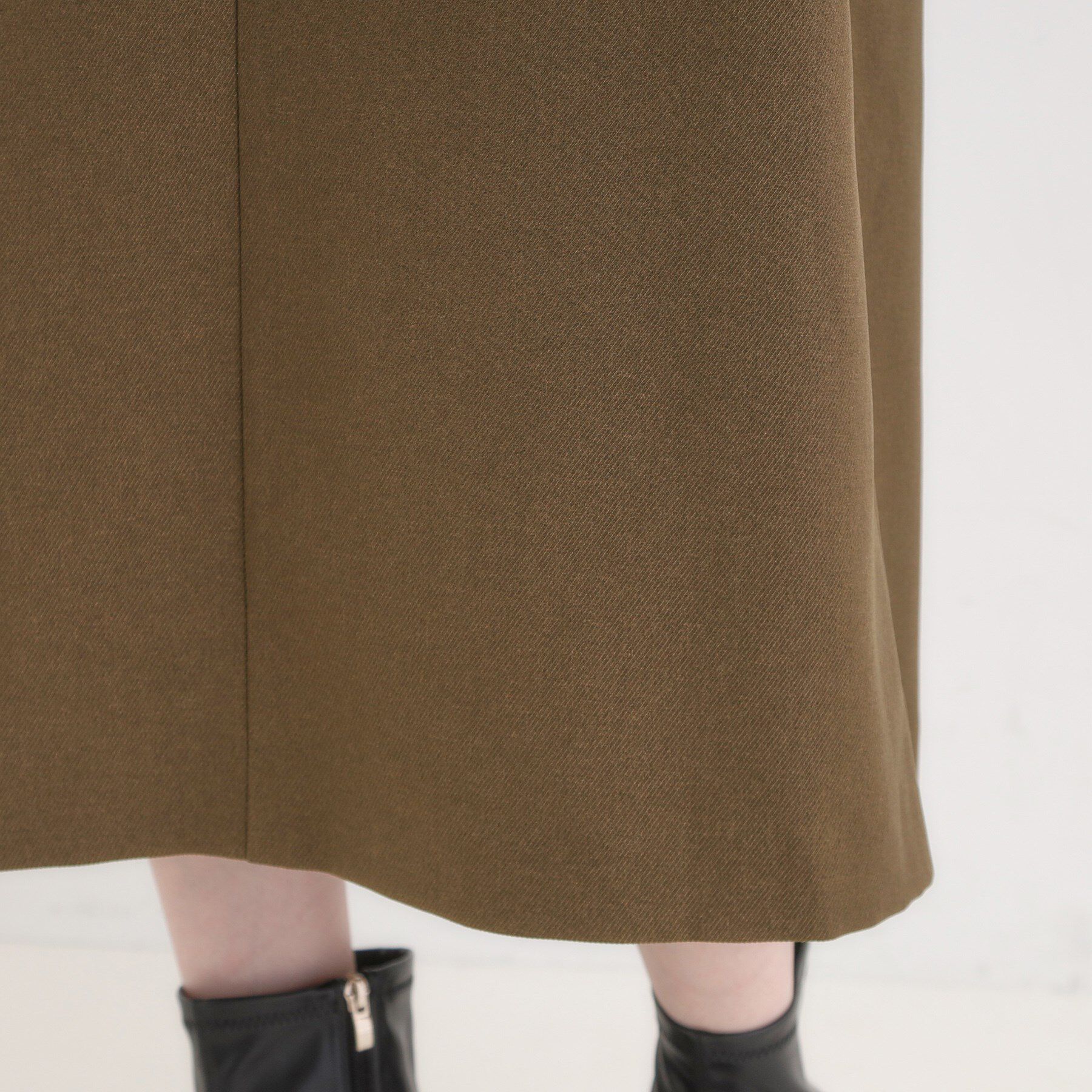 SHOO･LA･RUE「【S-LL】ウール調スキッパージャンスカ」|ワンピース|