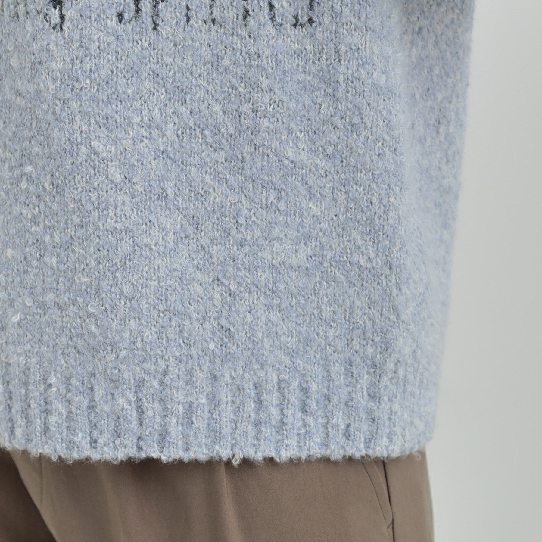 SHOO･LA･RUE「お袖デニム切替 ブークレロゴニット」|ニット・セーター|