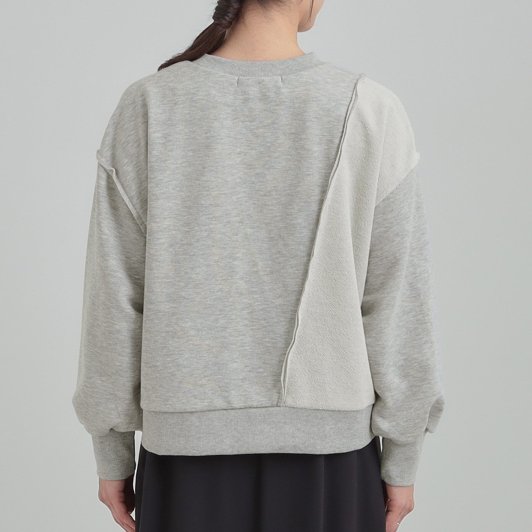 SHOO･LA･RUE「楽しながら おしゃれに リメイク風スウェット」|パーカー|