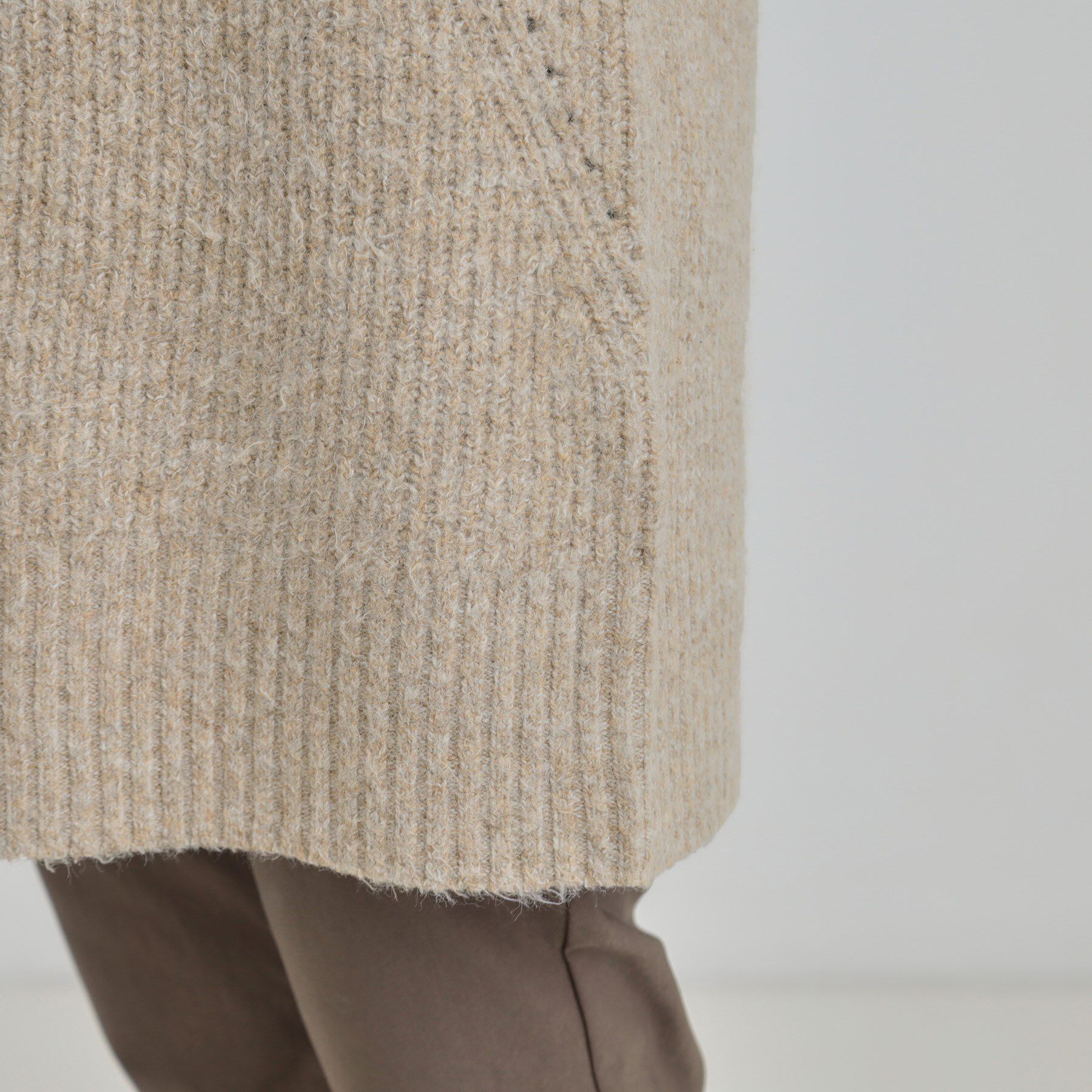 SHOO･LA･RUE「【洗濯機可/S-LL/体型カバー】女性らしい美シルエット チュニックニットワンピース」|ニット・セーター|