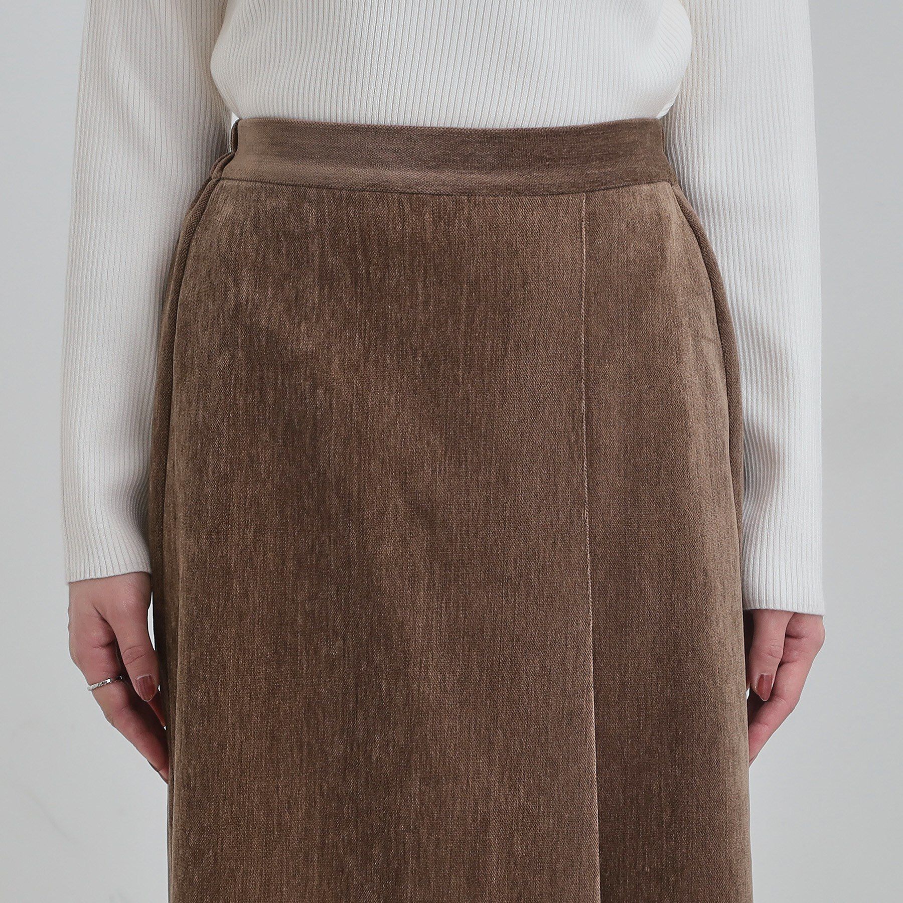 SHOO･LA･RUE「モール風ナロースカート」|スカート|