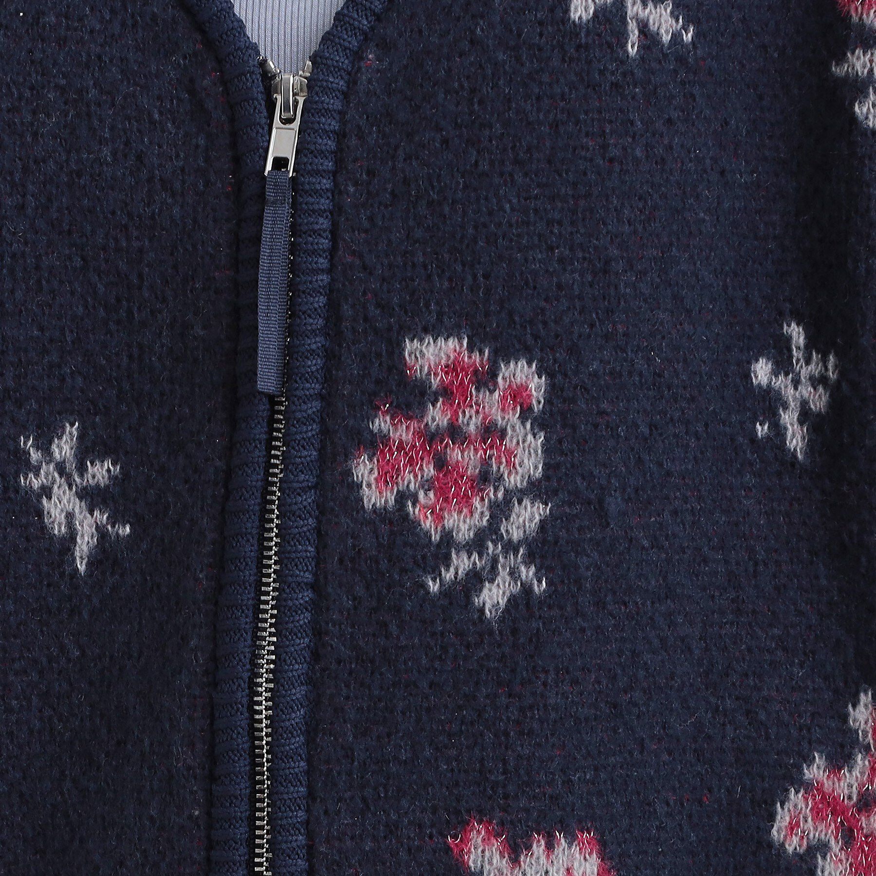 SHOO･LA･RUE「【洗濯機可】選べる3柄 VネックZIPカーディガン」|カーディガン|