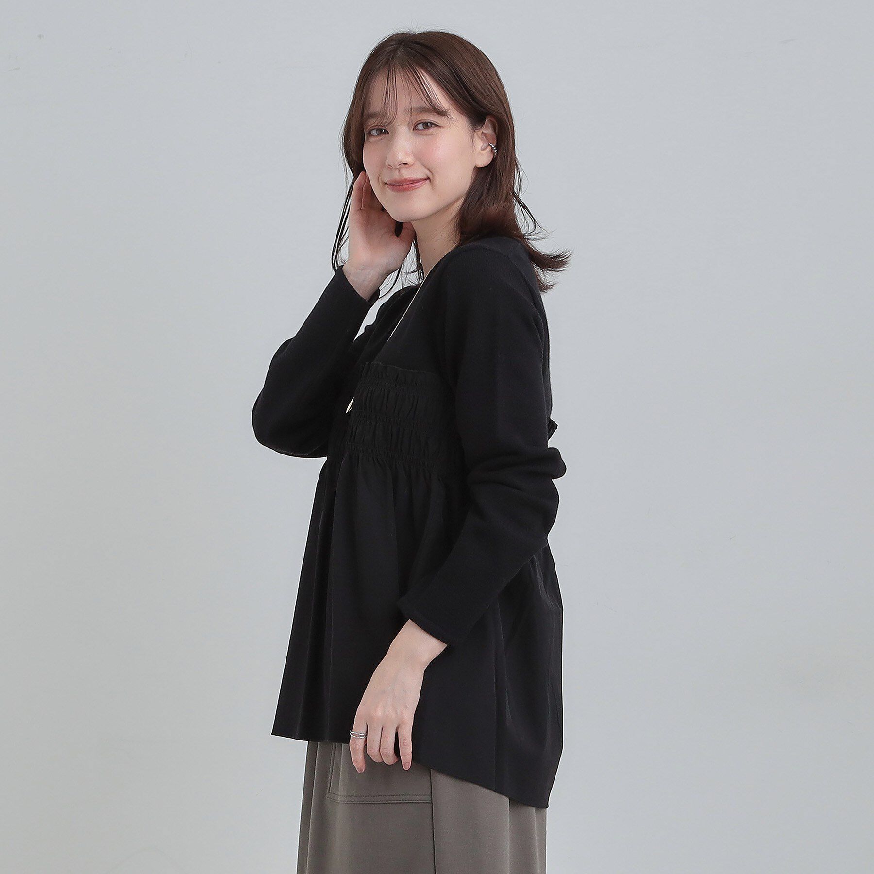 SHOO･LA･RUE「【S-LL】ビスチェ風ドッキングトップス」|チュニック|