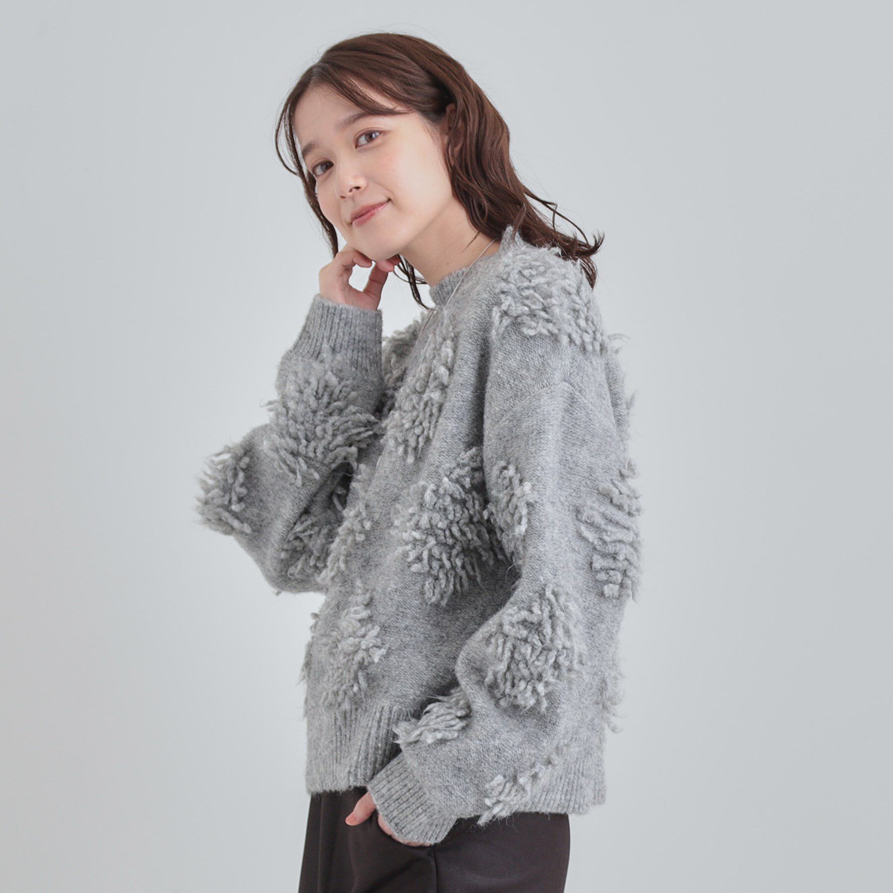 SHOO･LA･RUE「ループデザインニット」|ニット・セーター|