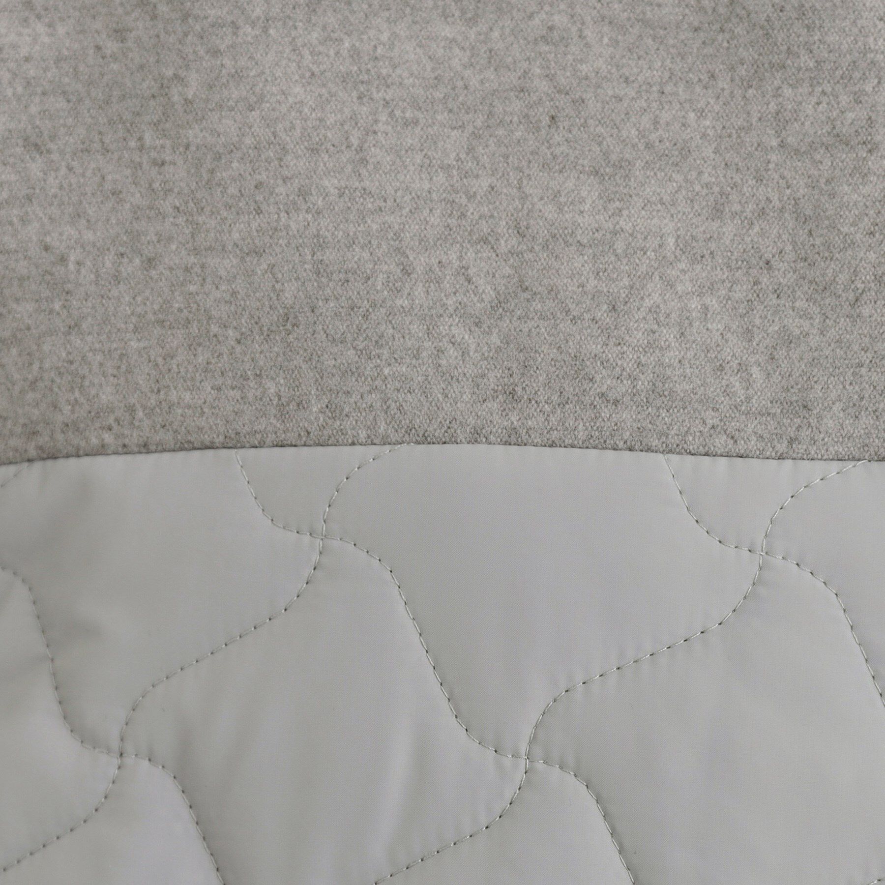 SHOO･LA･RUE「【S-LL】異素材使いが目を惹く キルトフードブルゾン」|ブルゾン・スタジャン|