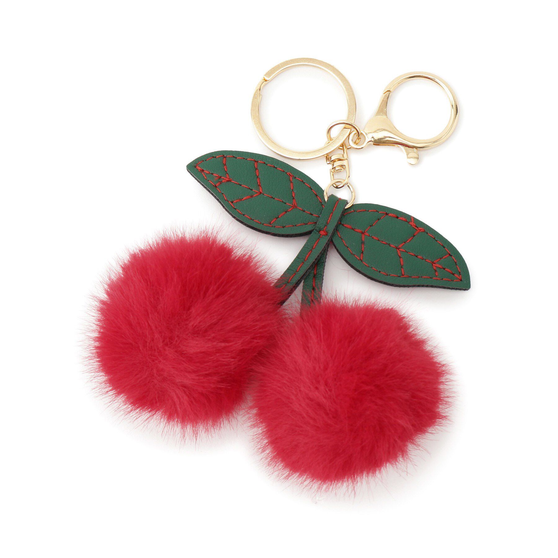 SHOO･LA･RUE「チェリーストラップ」|キーケース|レッド(062)