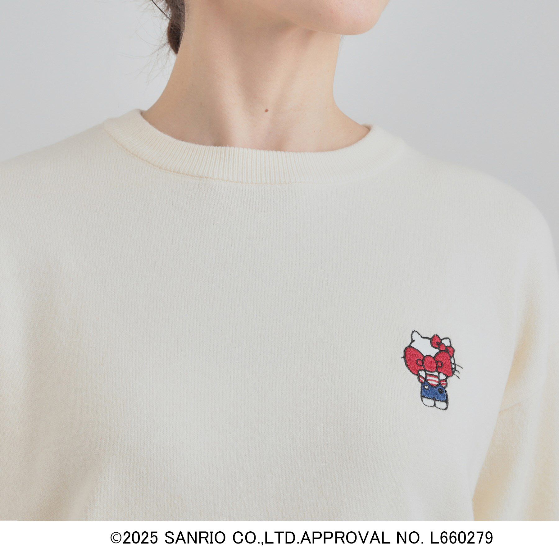 SHOO･LA･RUE「【HELLO KITTY コラボ】もちもちスウェットライクニット」|ニット・セーター|