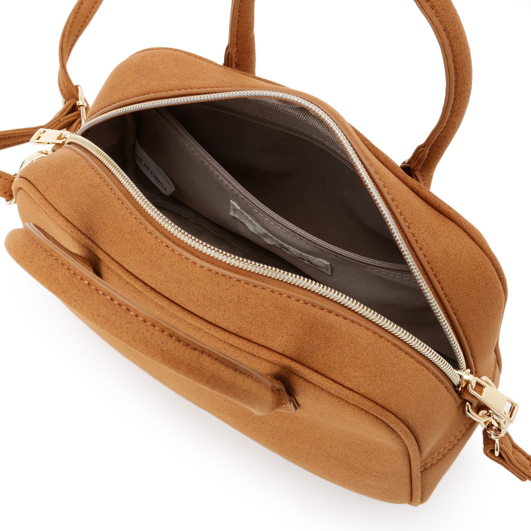 SHOO･LA･RUE「スエード調ボストンバッグ」|ボストンバッグ|