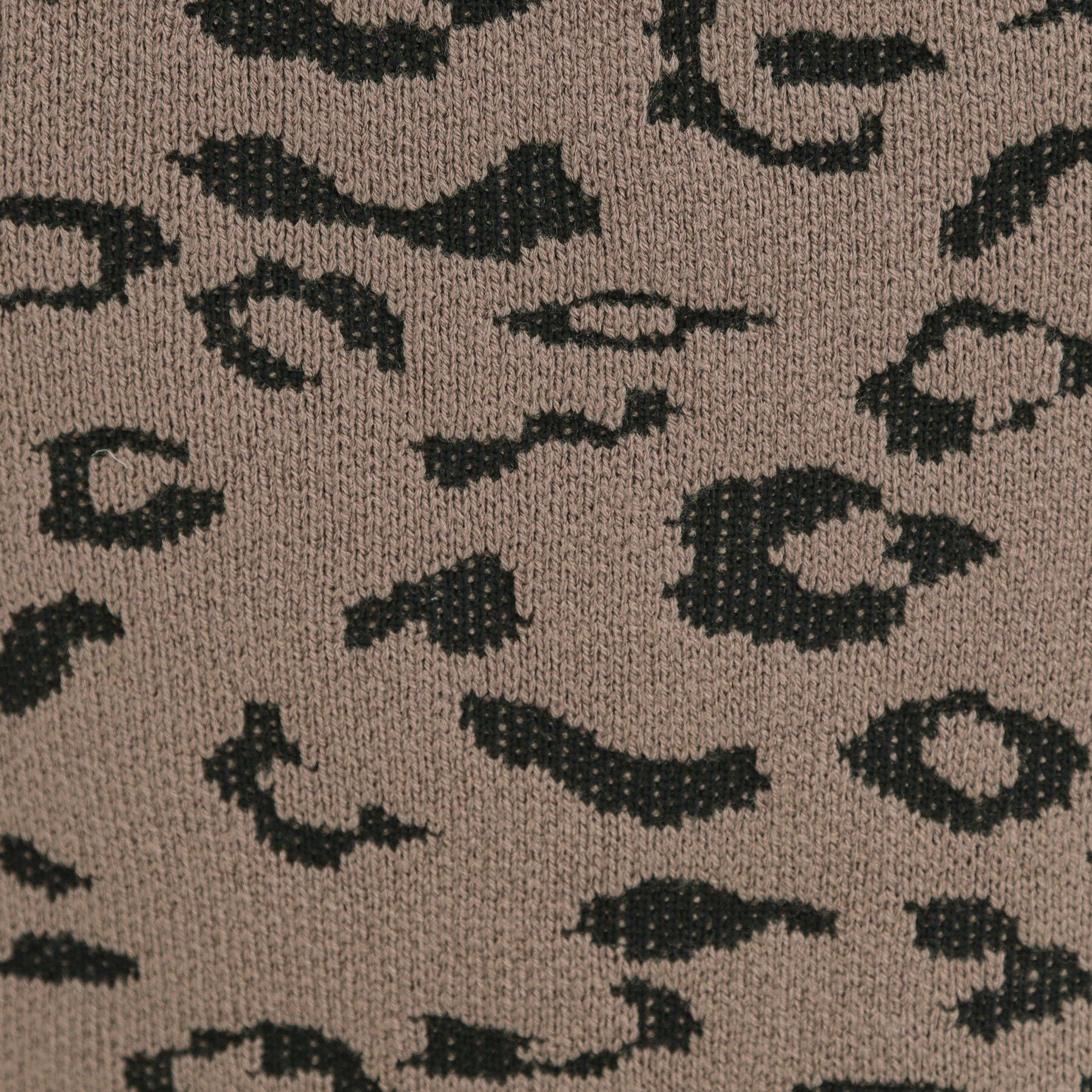 SHOO･LA･RUE「【S-LL】シンプルコーデが惹き立つ レオパード柄ニットナロースカート」|スカート|