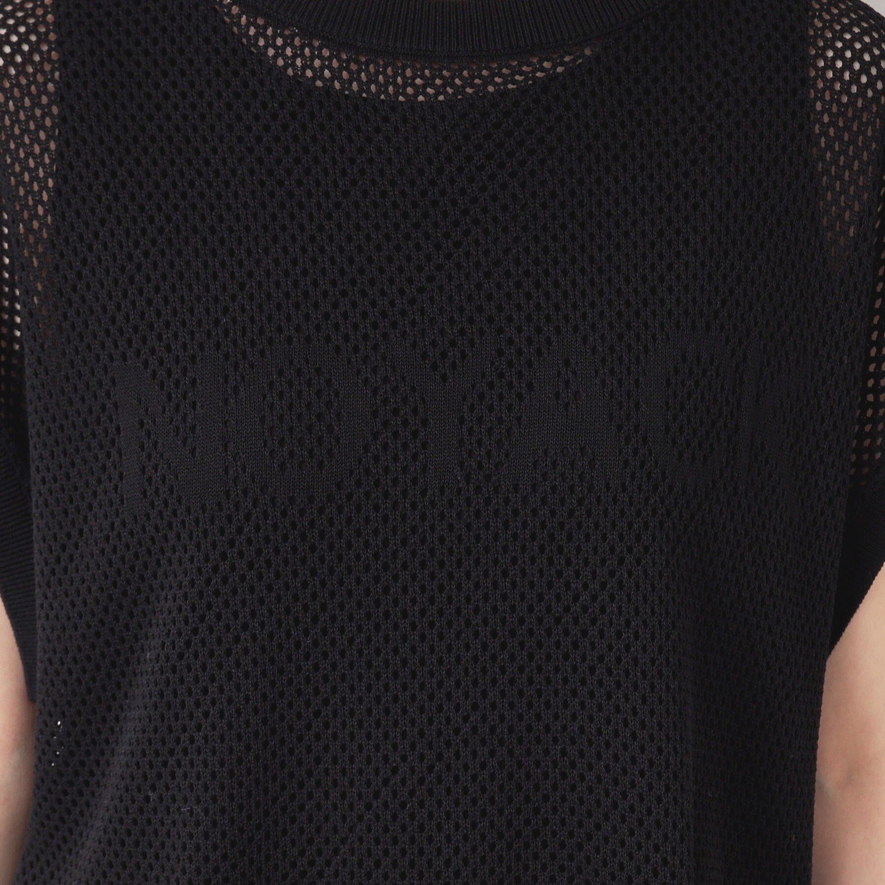 Dessin「【洗える】ロゴメッシュニット」|ニット・セーター|