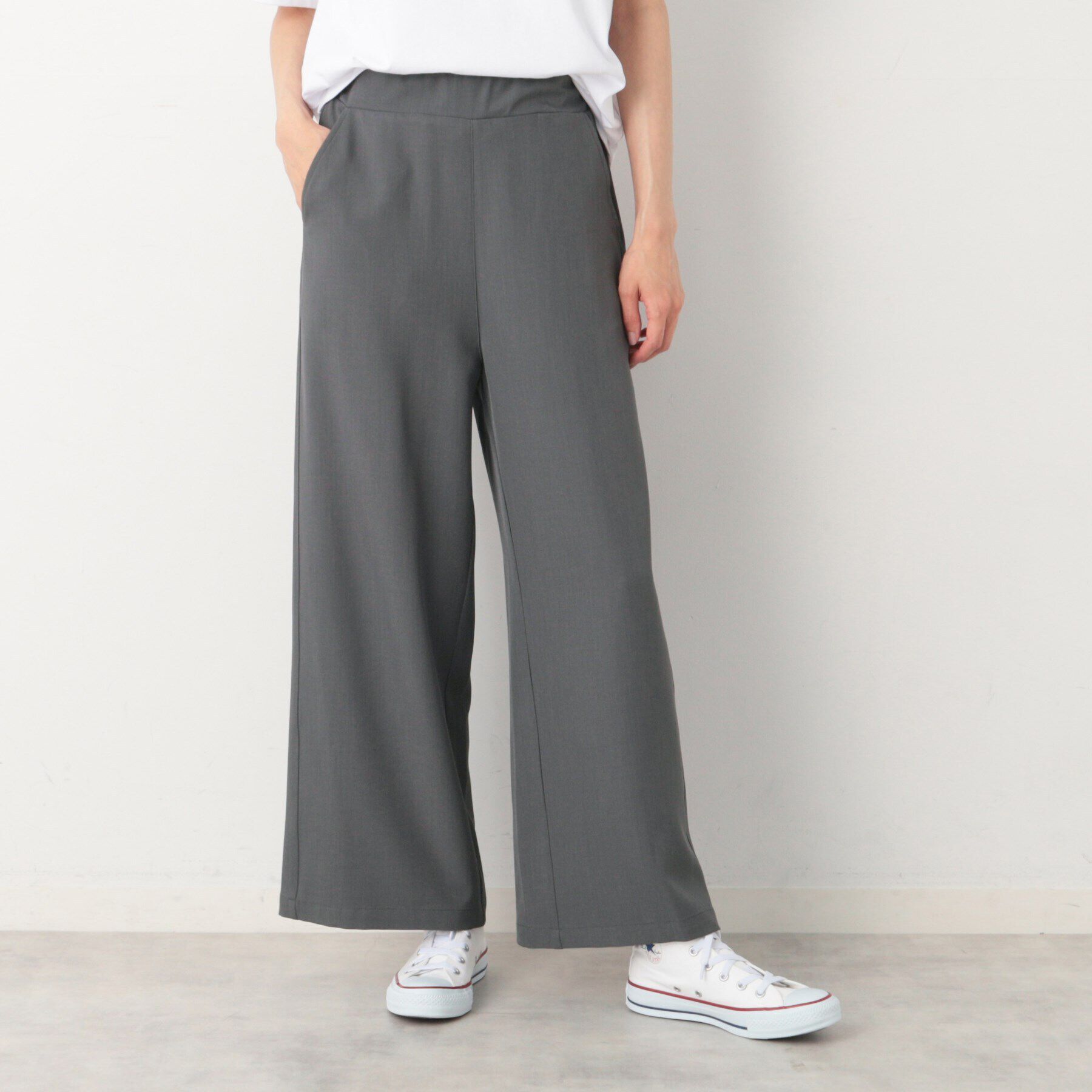 Dessin「【後ろゴム・洗える】イージーワイドパンツ（S～L）」|その他|