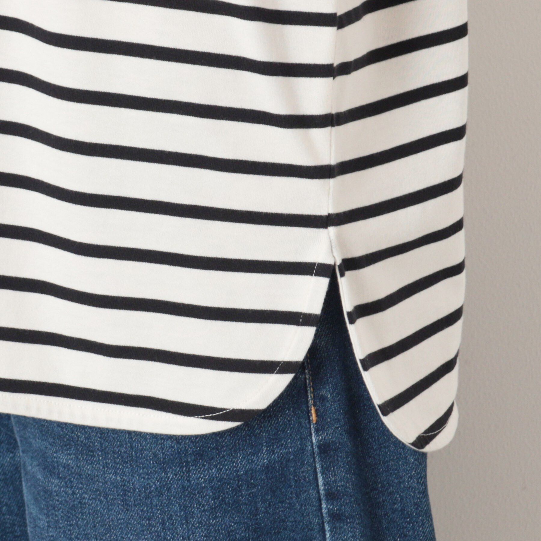 Dessin「【レイヤード・一枚着・プチプラ】シャツテールTシャツ（XS～L）」|Tシャツ・カットソー|