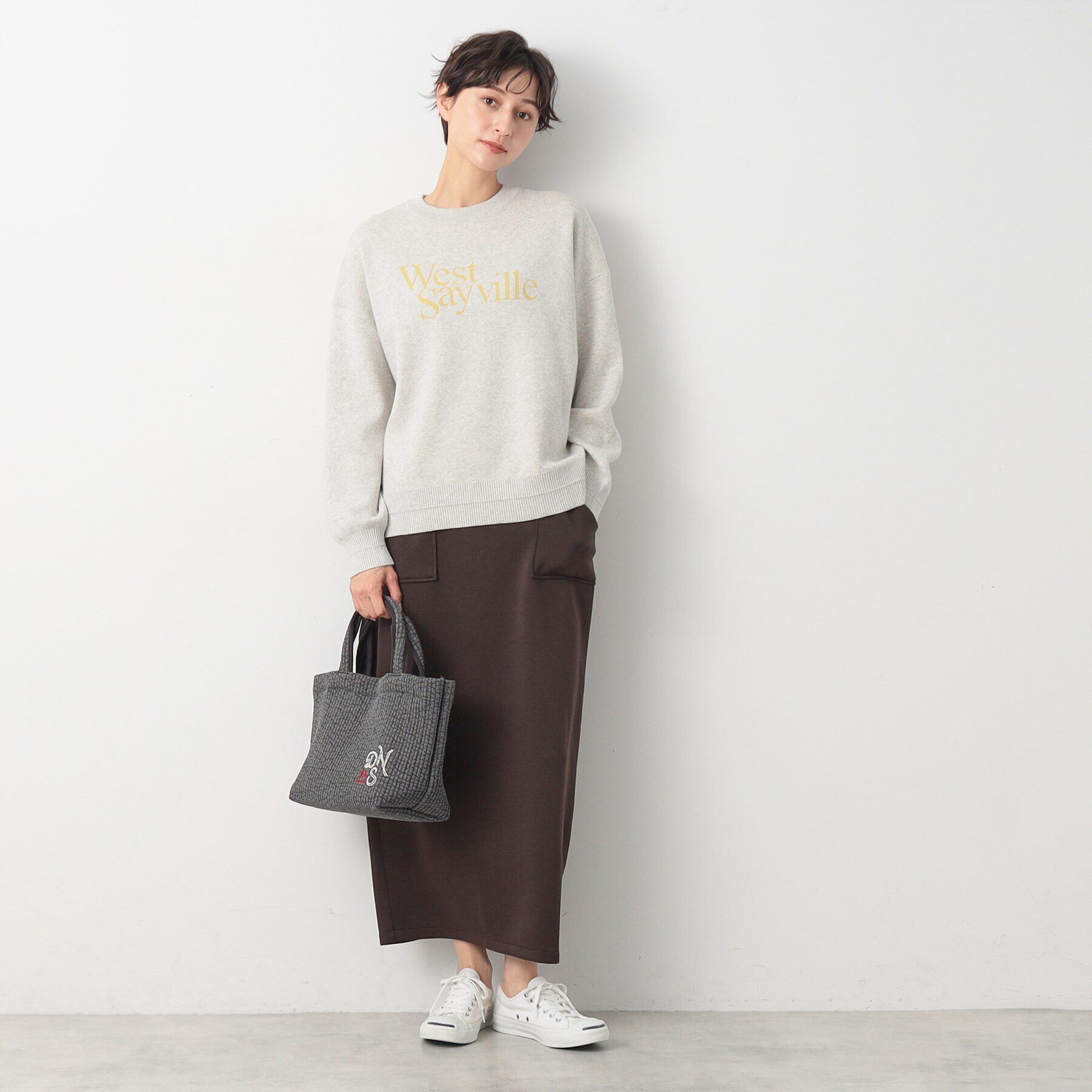 Dessin「【洗える】ロゴジャカードニット（XS～L）」|ニット・セーター|