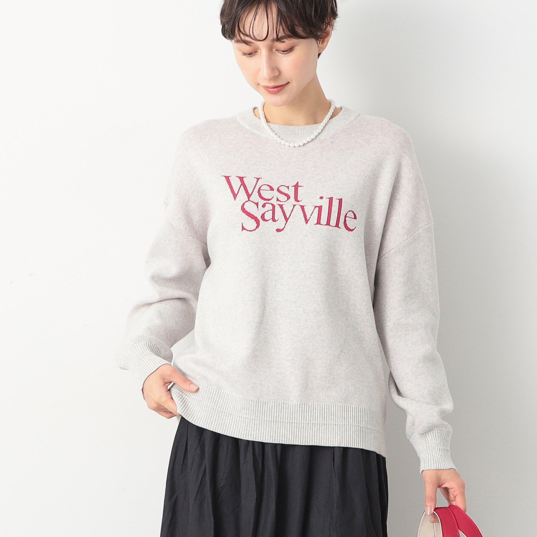 Dessin「【洗える】ロゴジャカードニット（XS～L）」|ニット・セーター|