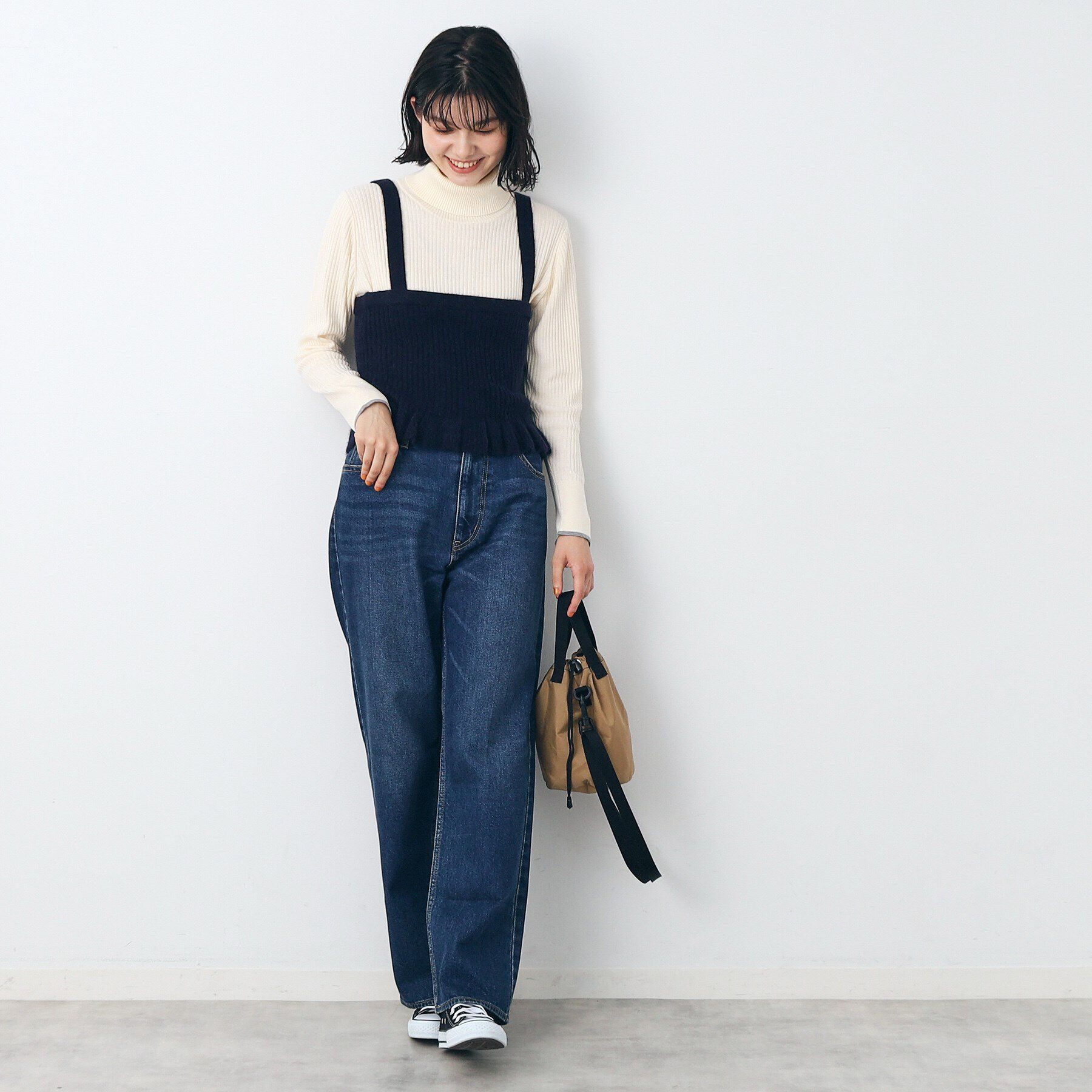 Dessin「【洗える】タートルネックニット（XS～L）」|ニット・セーター|