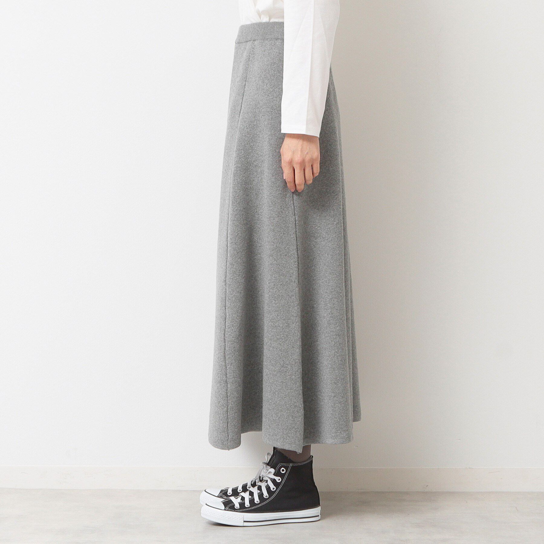 Dessin「【洗える】フレアーニットスカート(S~L)」|スカート|