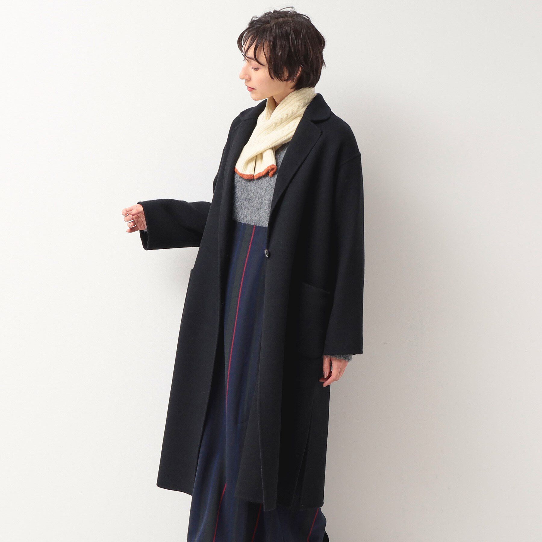 Dessin「ウールリバーテーラードコート」|チェスターコート|