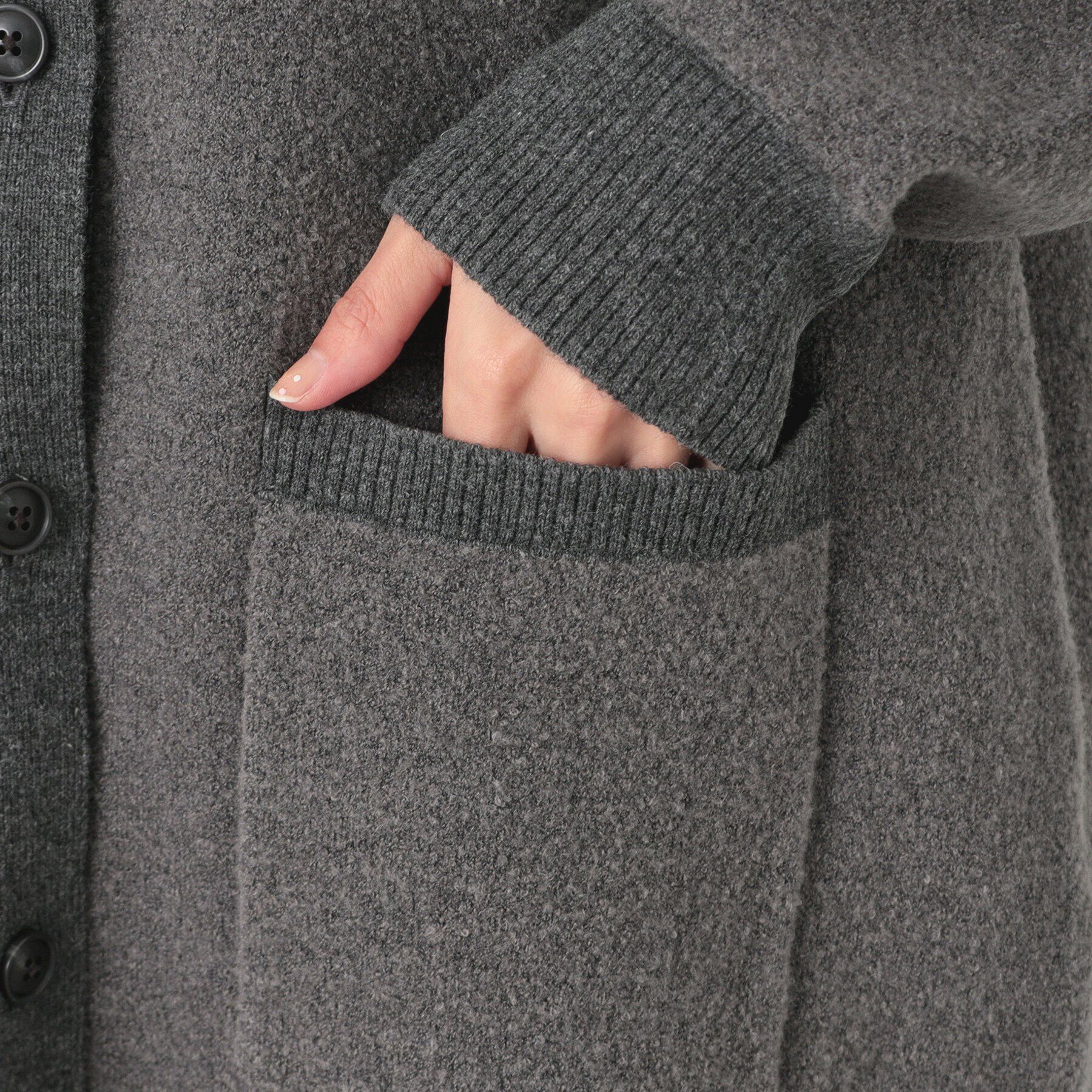 Dessin「【洗える】ブークレニットカーディガン」|カーディガン|