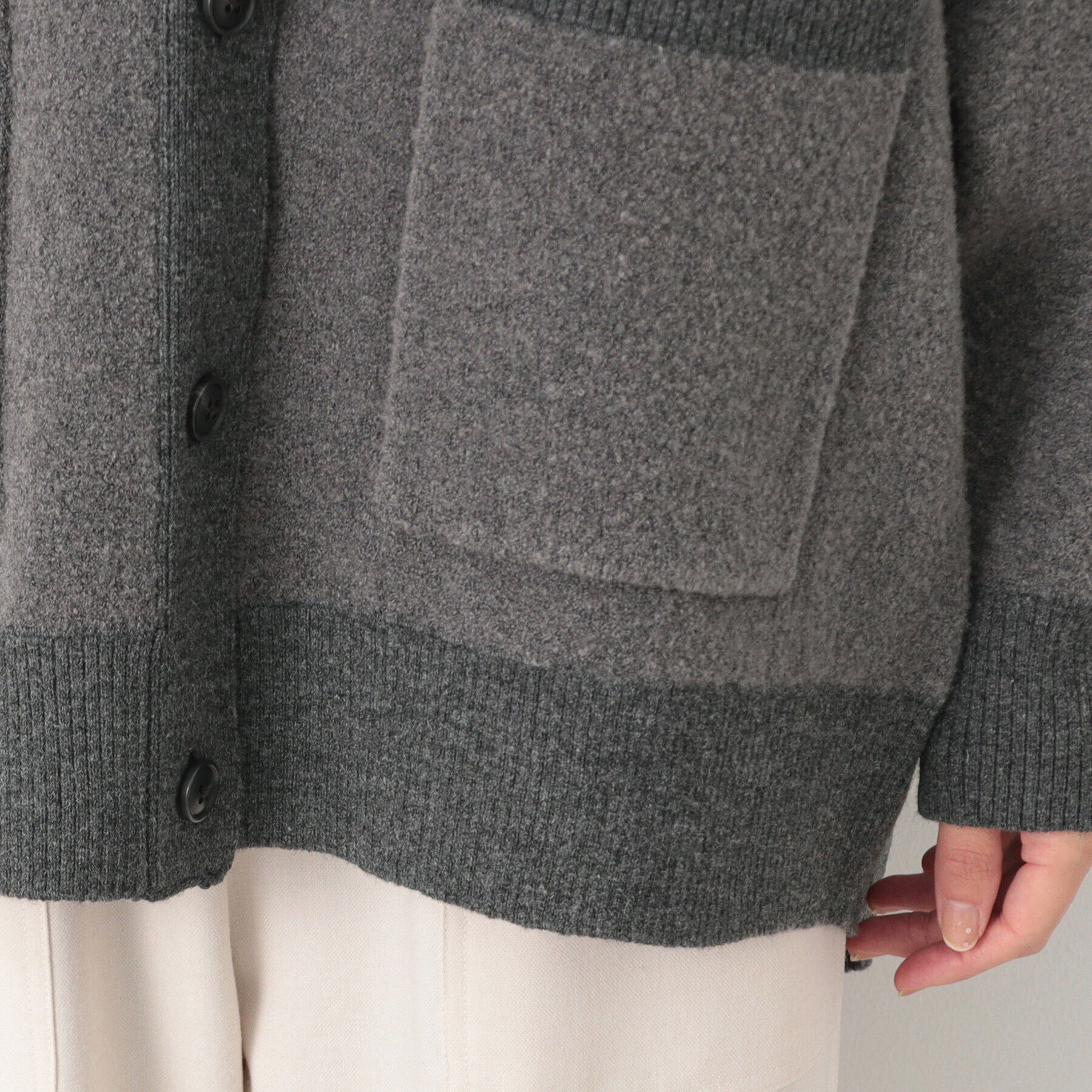 Dessin「【洗える】ブークレニットカーディガン」|カーディガン|